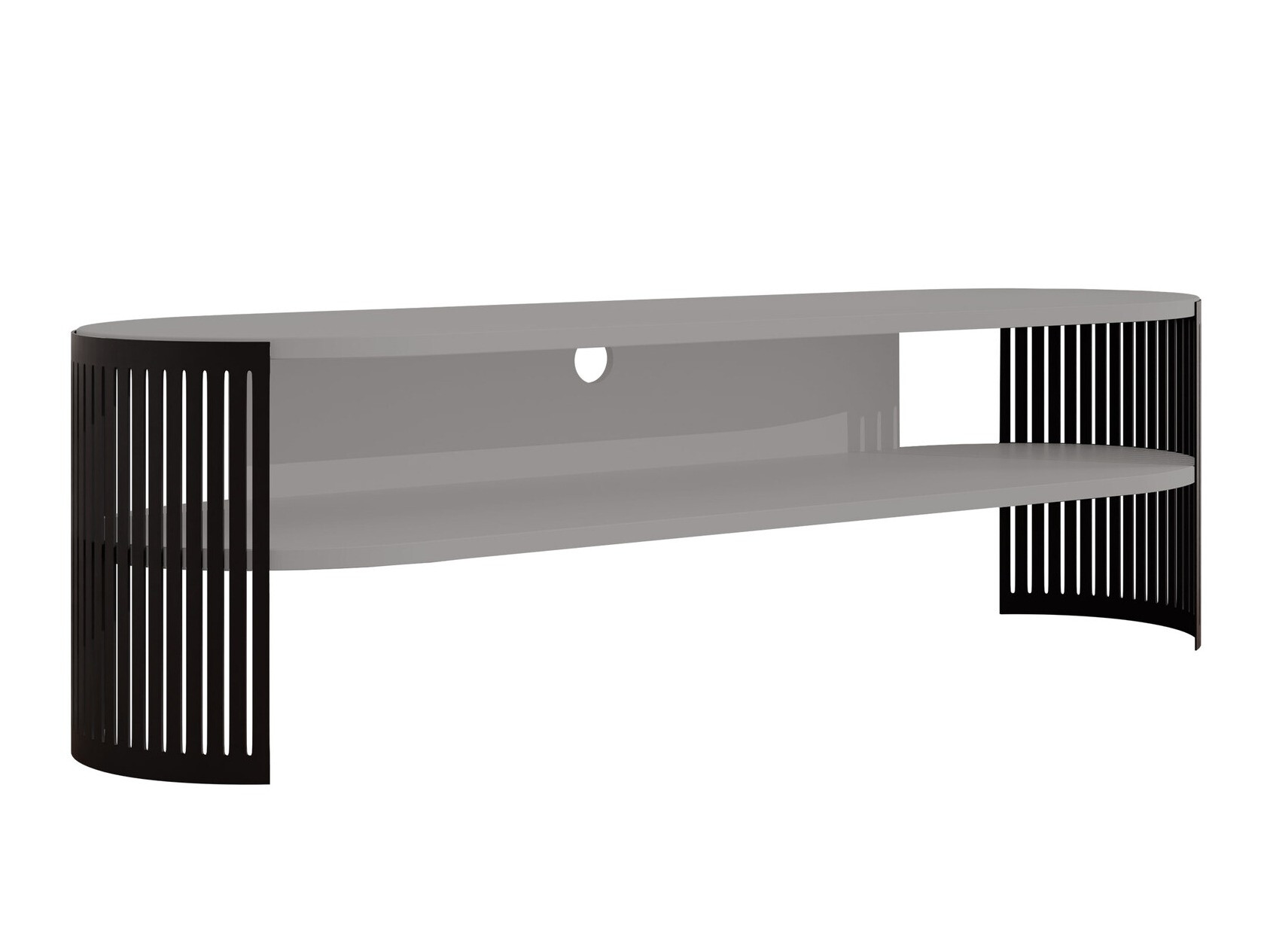 Comodă TV Civer (Negru + Grafit)
