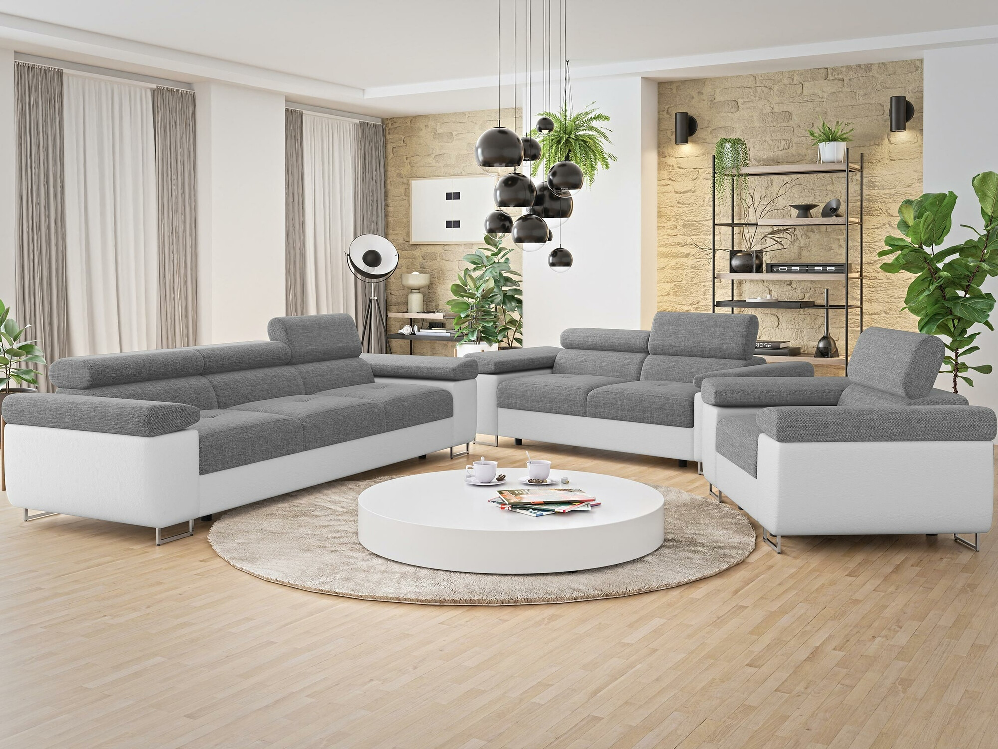Canapea extensibilă Comfivo Eliferu 108 (Soft 017 + Lux 05)