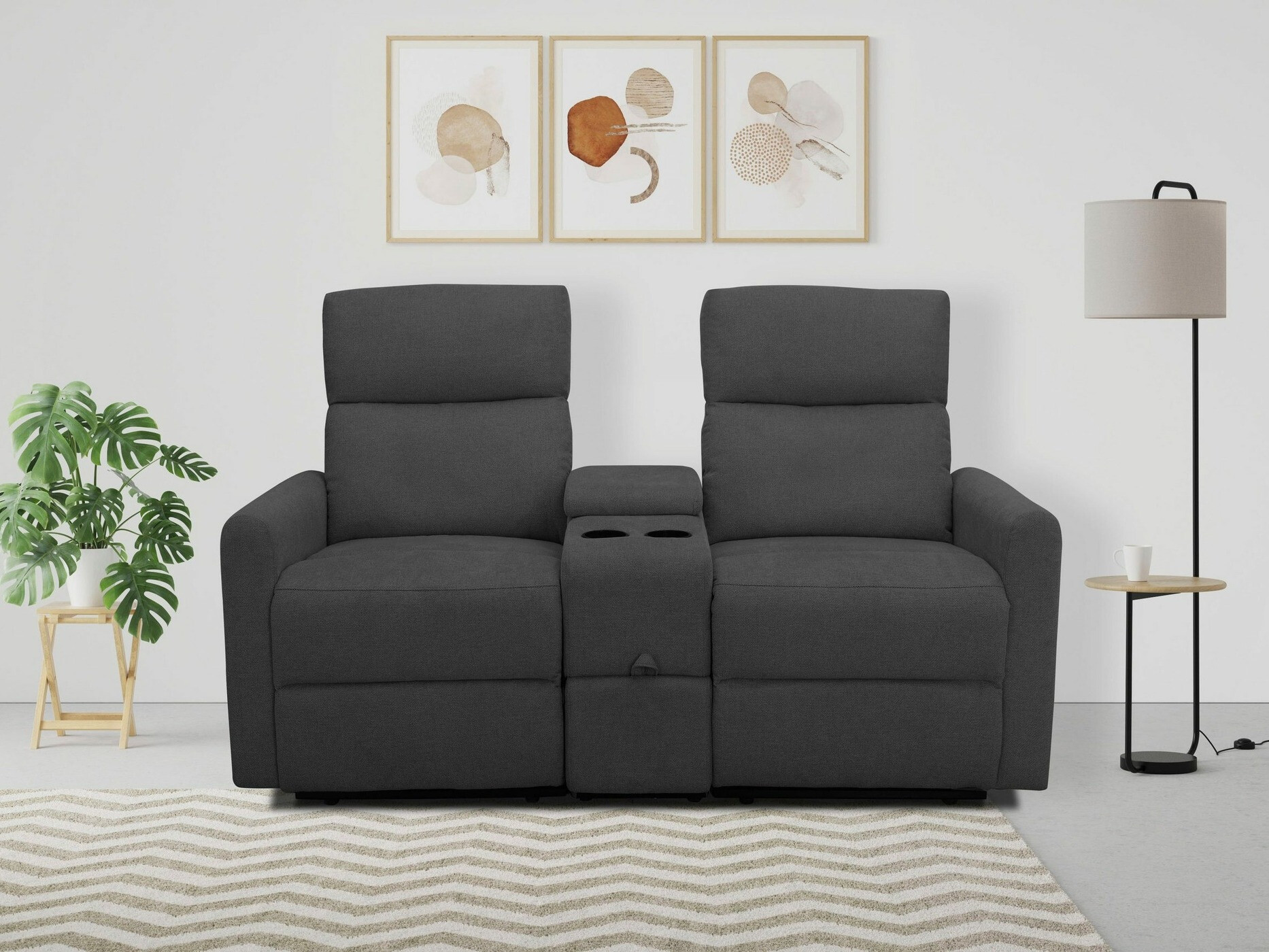 Canapea recliner Denton 1398 (Antracit)