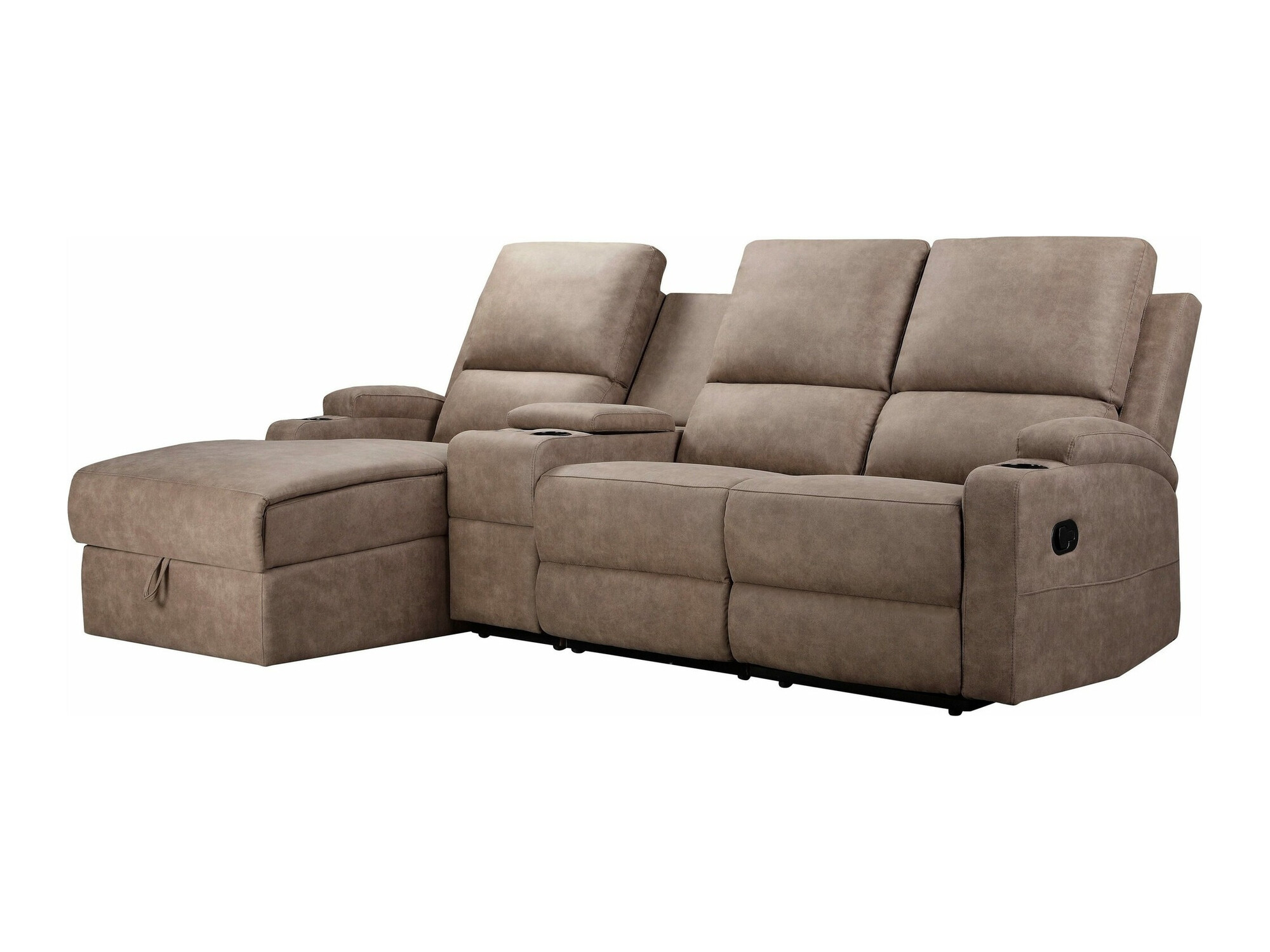Colțar cu recliner Denton 1368 (Taupe)