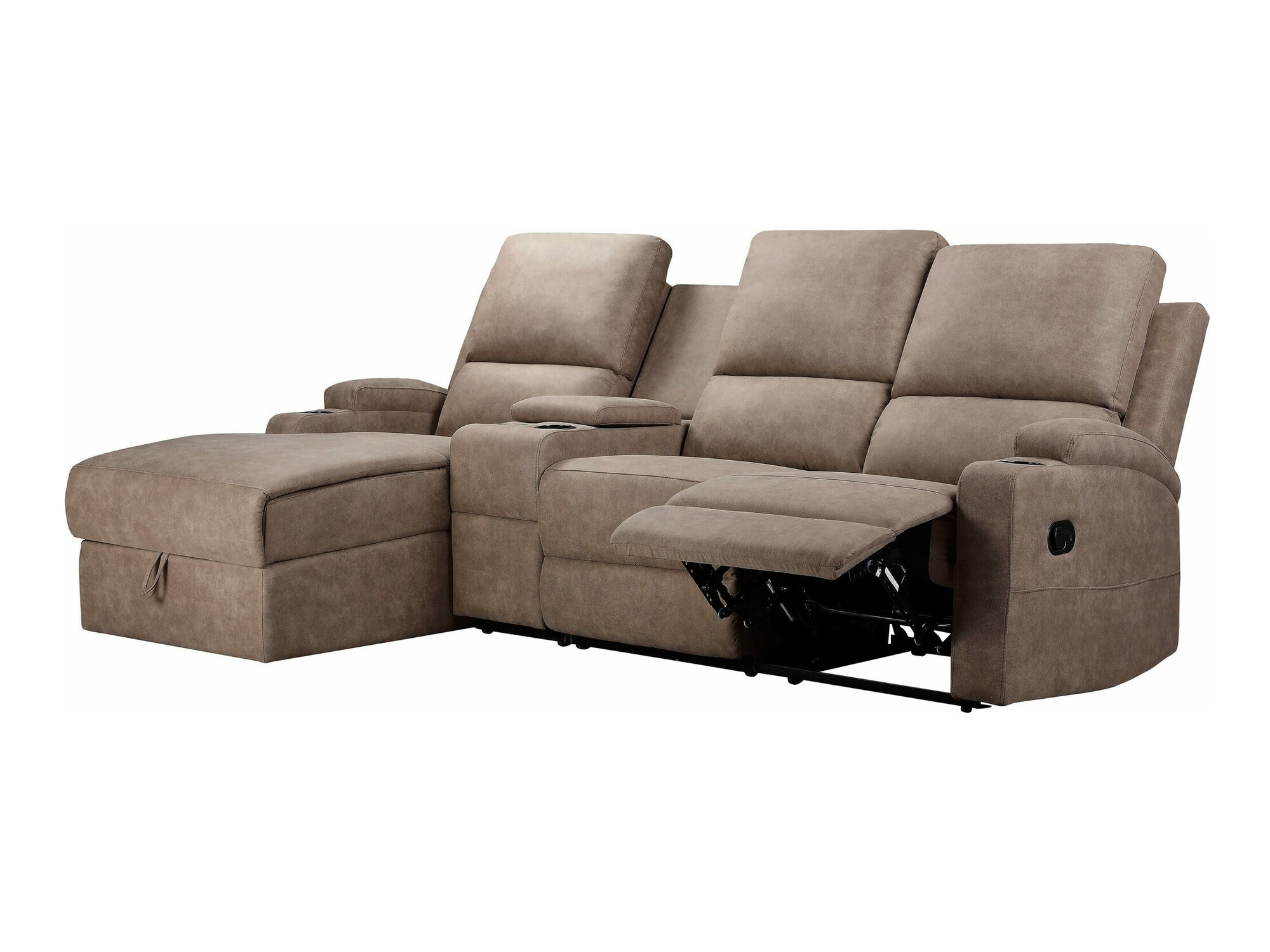 Colțar cu recliner Denton 1368 (Taupe)