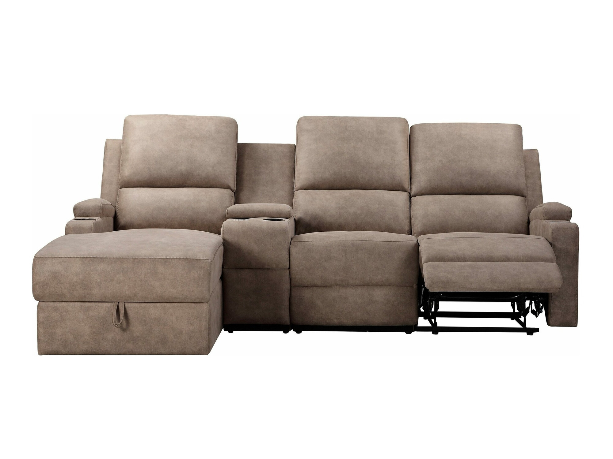 Colțar cu recliner Denton 1368 (Taupe)