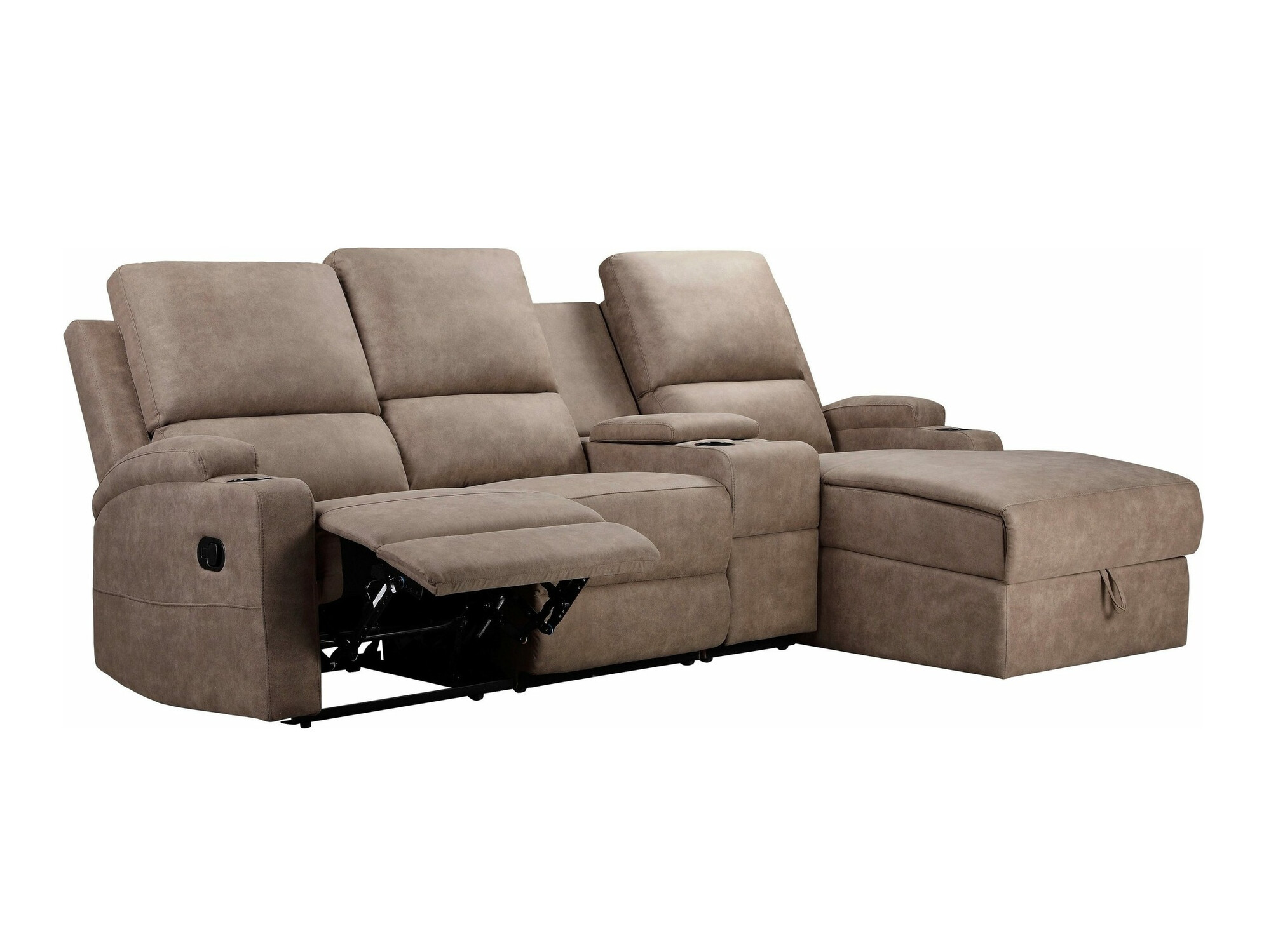 Colțar cu recliner Denton 1368 (Taupe)