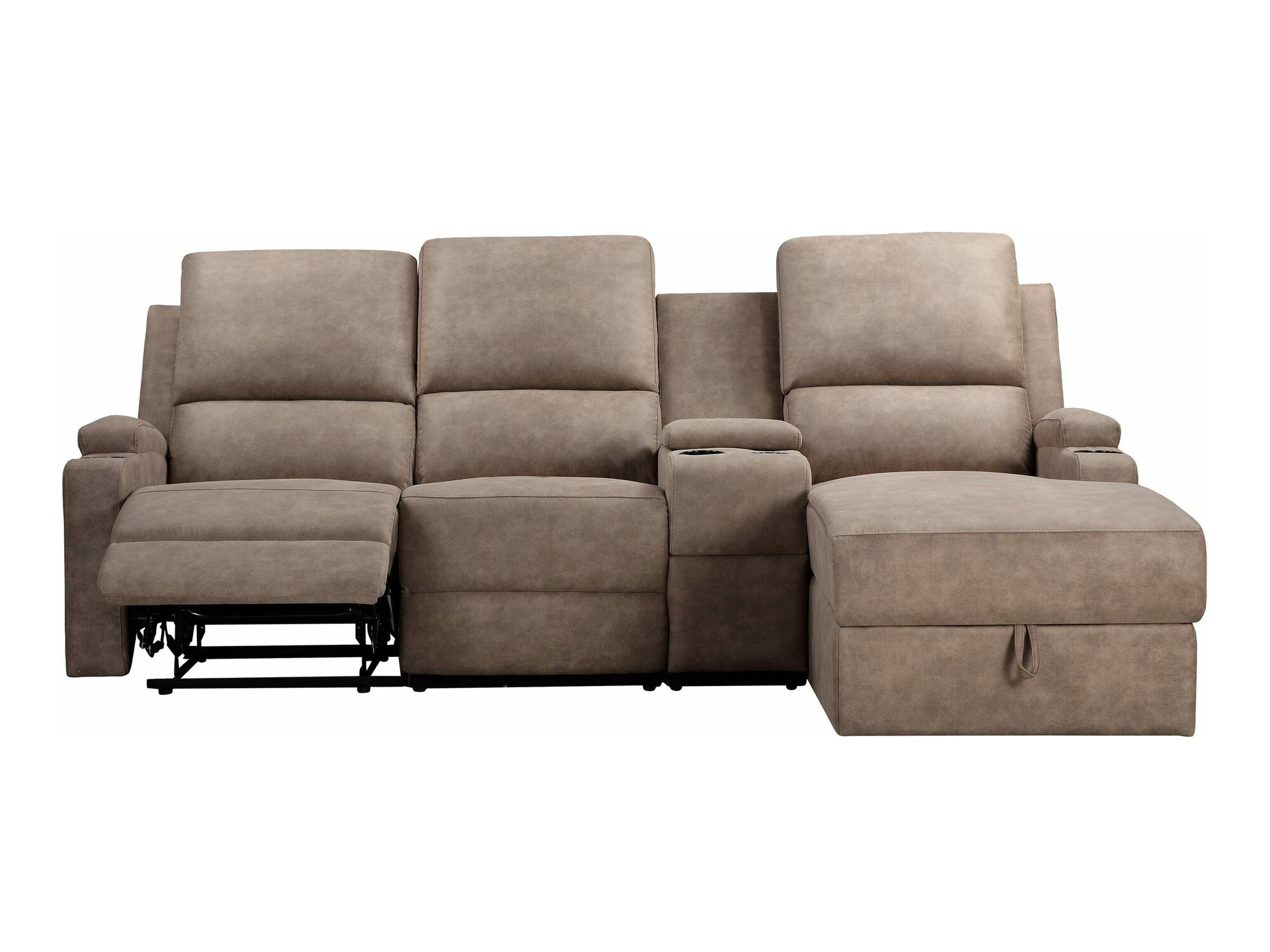 Colțar cu recliner Denton 1368 (Taupe)