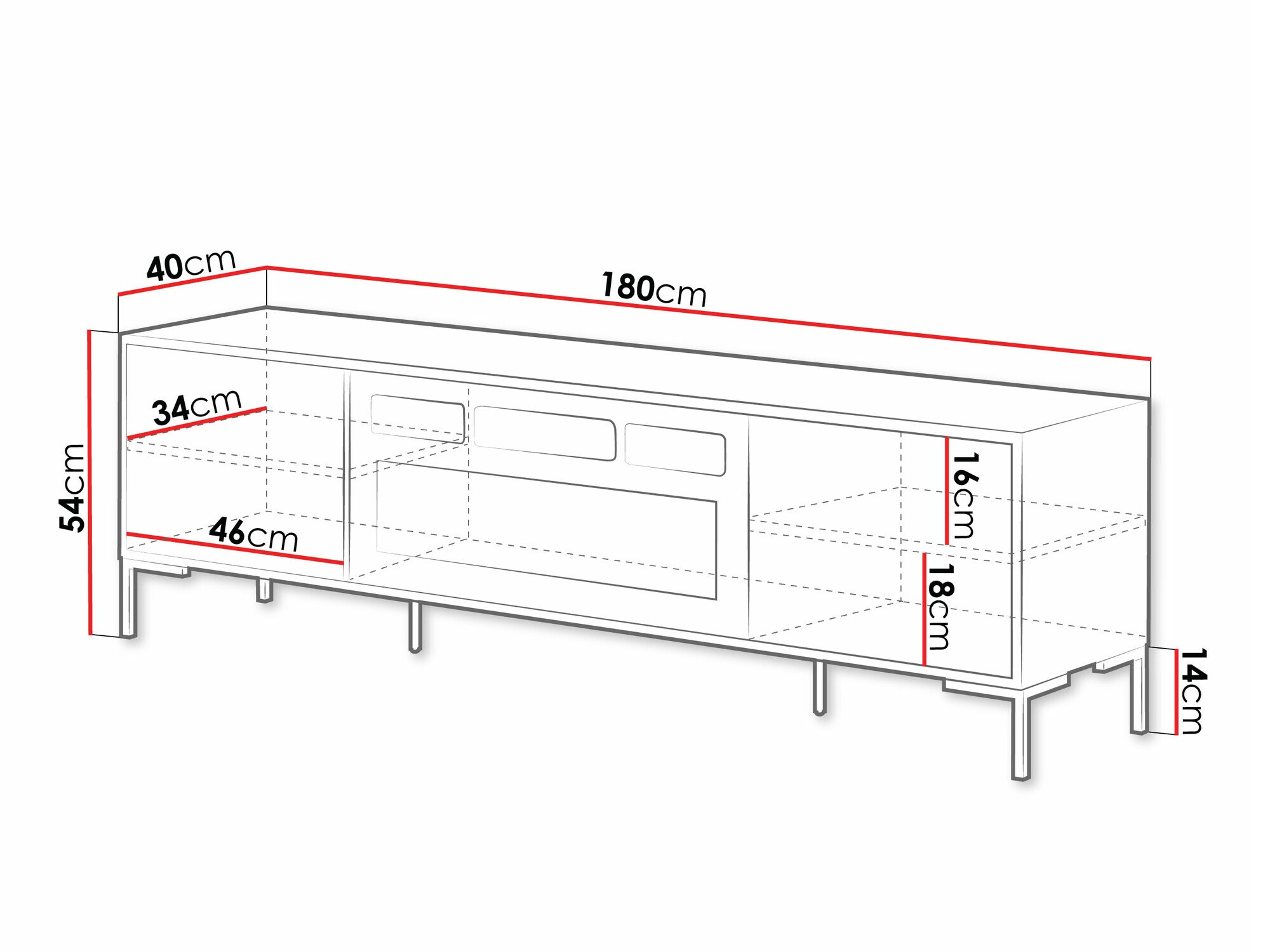Comodă TV Fabula II