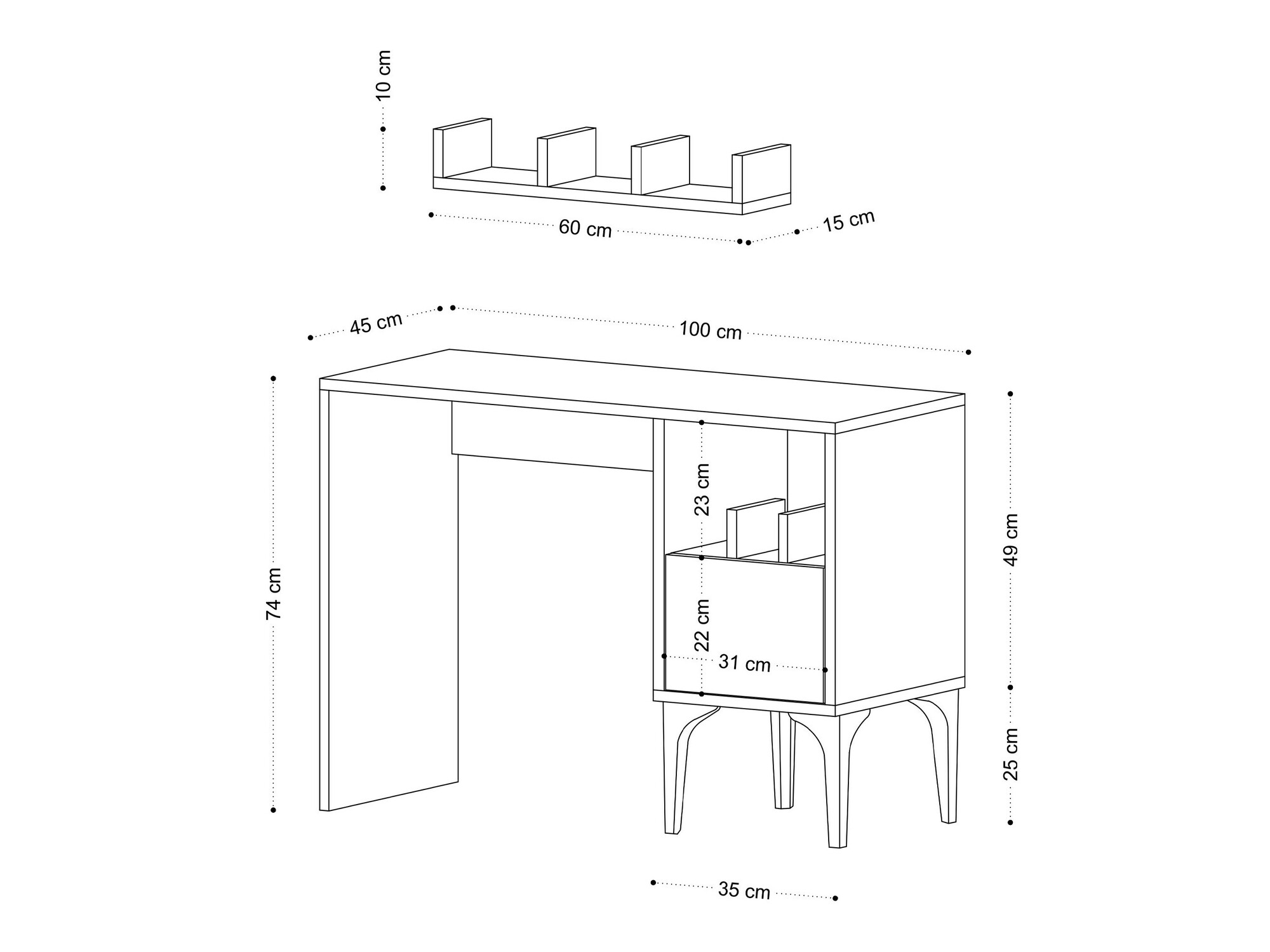 Set birou acasă Kailua 2358