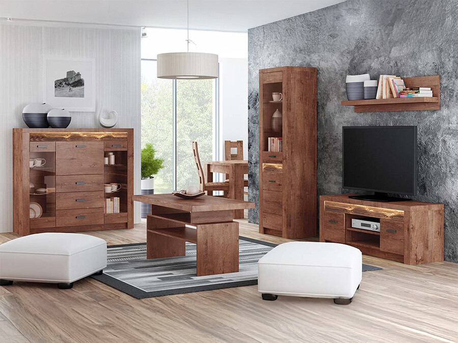 Set de living Serfeno 122 (Cenușă deschis)