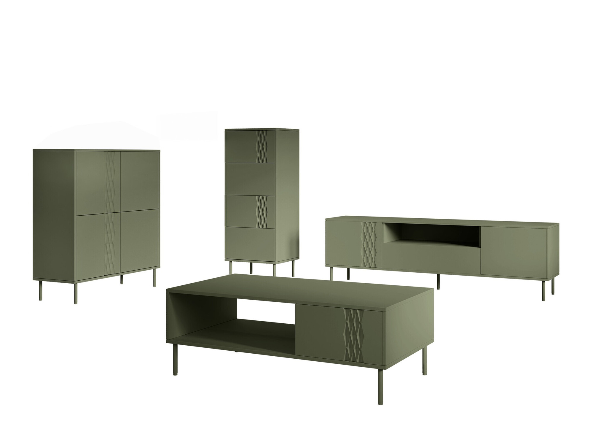 Set de living Tolete 108 (Verde)