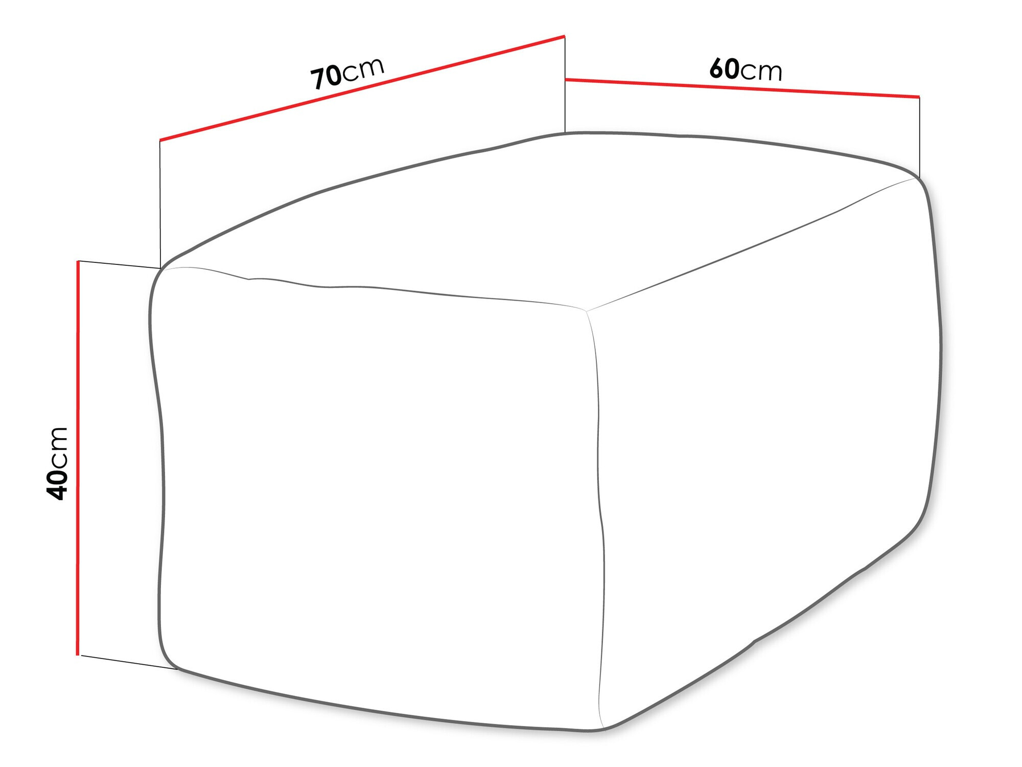 Fotoliu puf Passeral I (Poso 100)