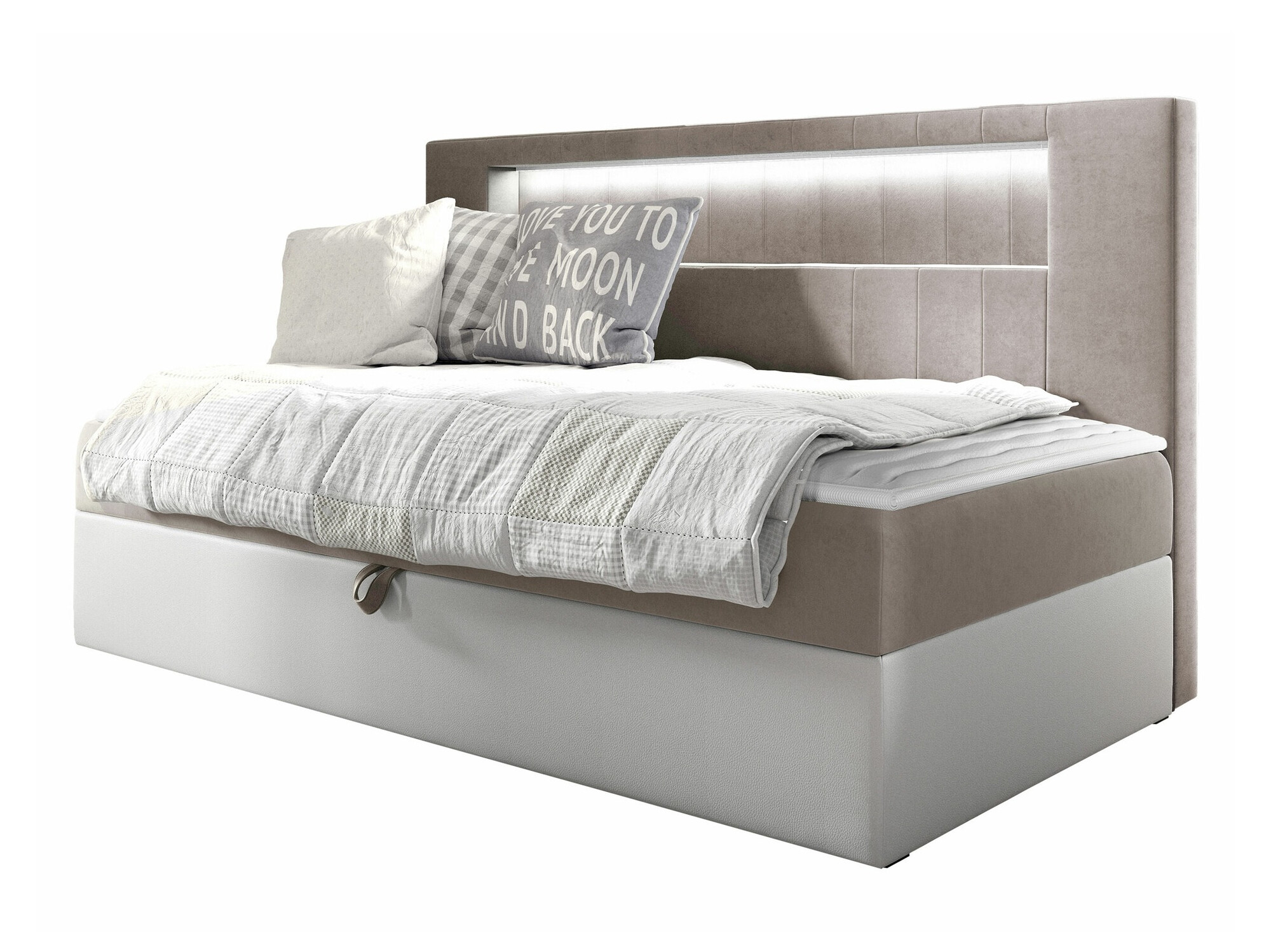 Pat boxspring Lucus IV (Soft 017 + Fresh 1)