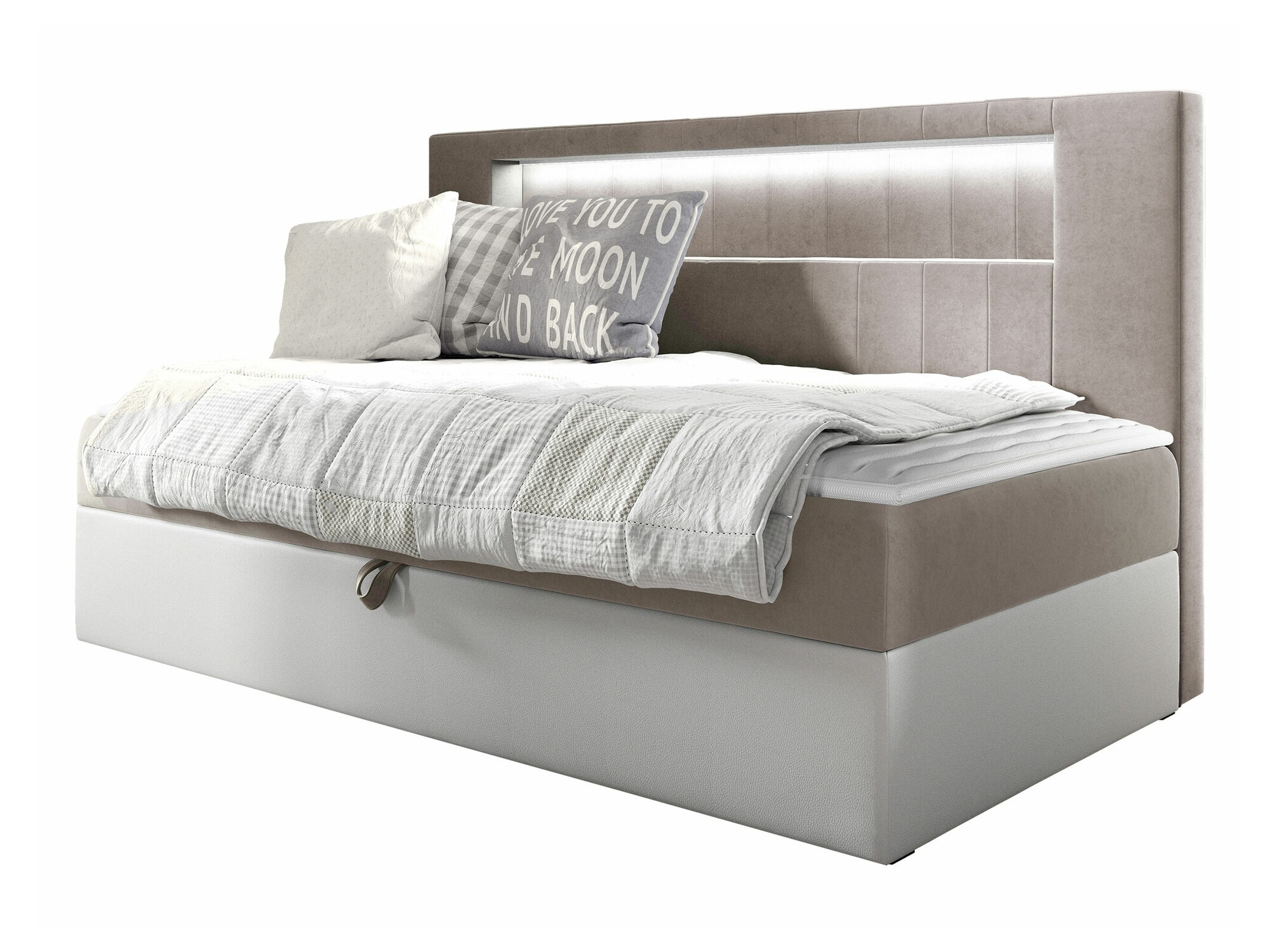 Pat boxspring Lucus IV (Soft 017 + Fresh 1)