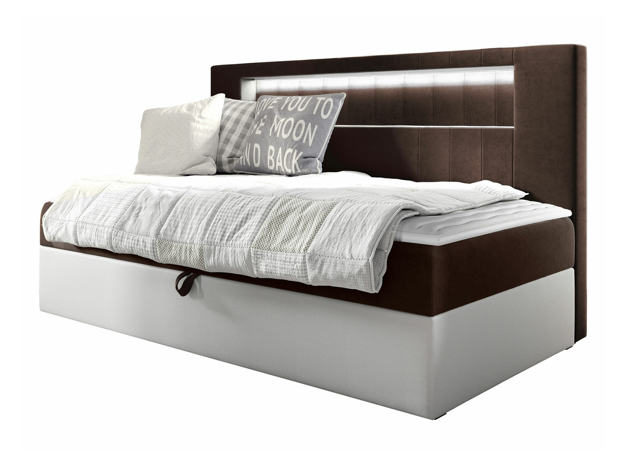 Pat boxspring Lucus IV (Soft 017 + Fresh 4)