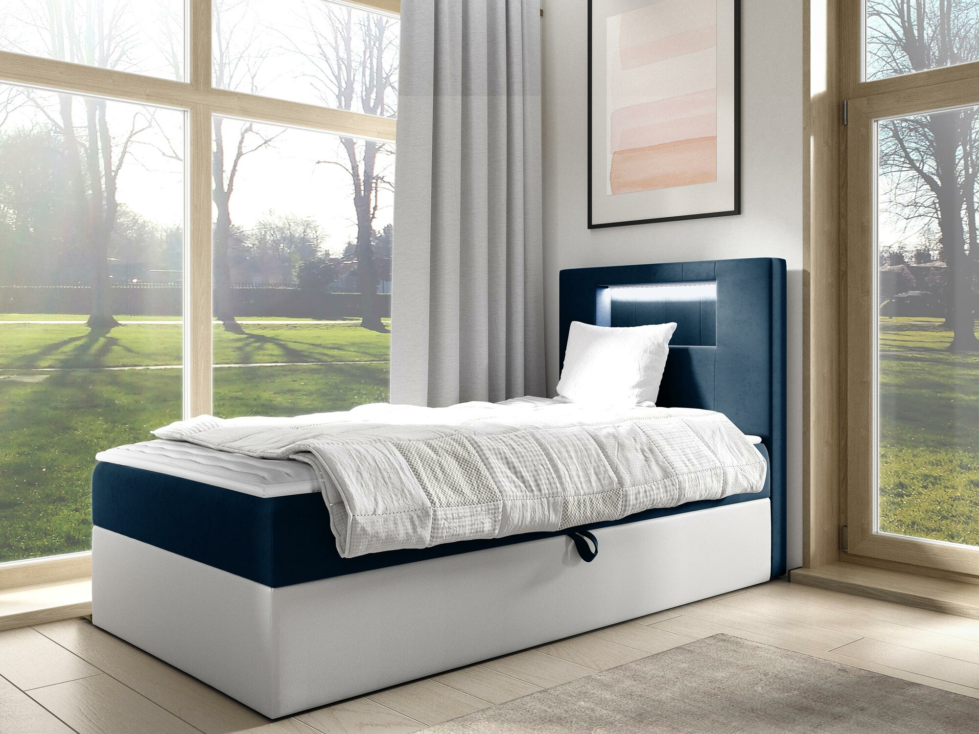 Pat boxspring Lucus V (Soft 017 + Fresh 11)