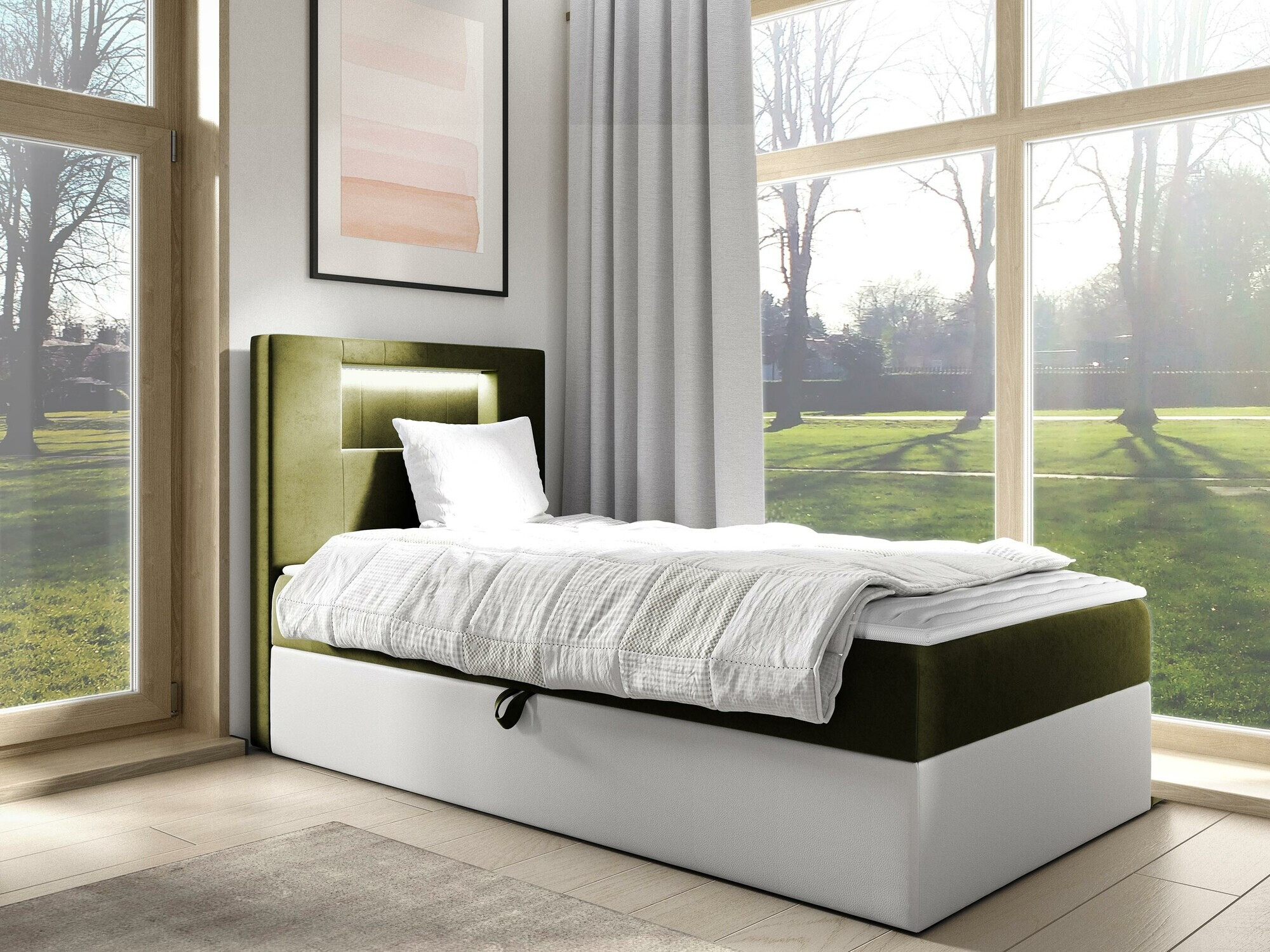 Pat boxspring Lucus V (Soft 017 + Fresh 12)