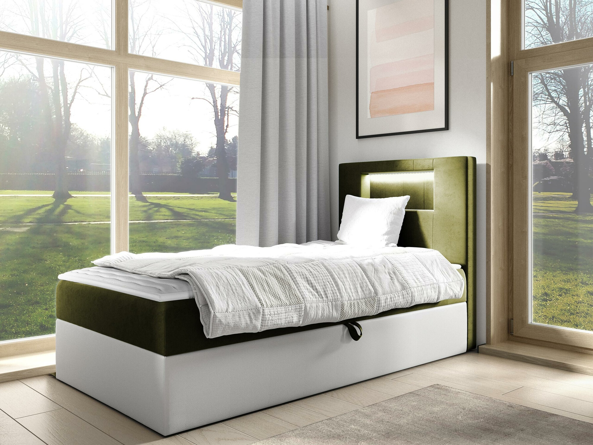 Pat boxspring Lucus V (Soft 017 + Fresh 12)
