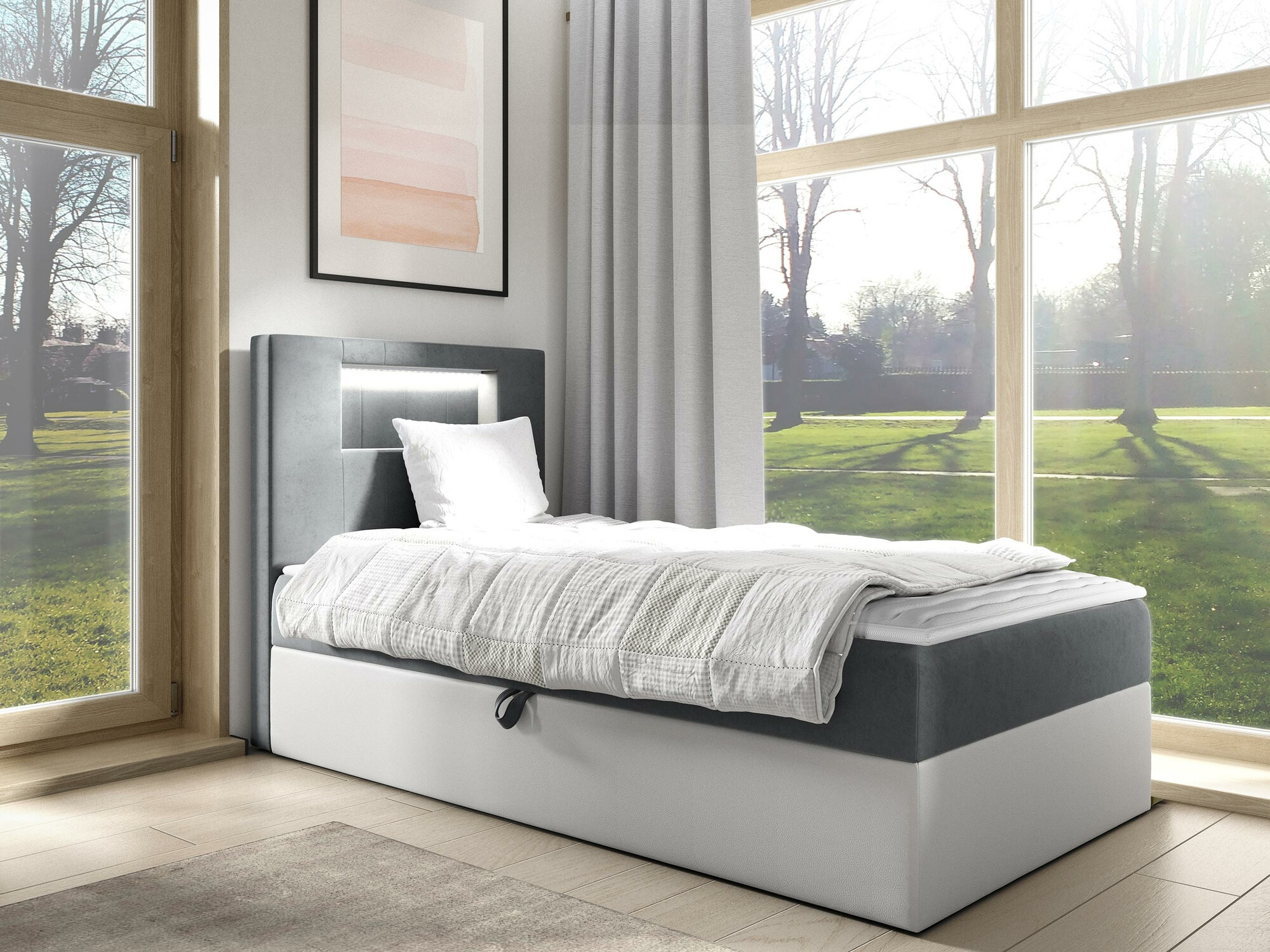 Pat boxspring Lucus V (Soft 017 + Fresh 14)
