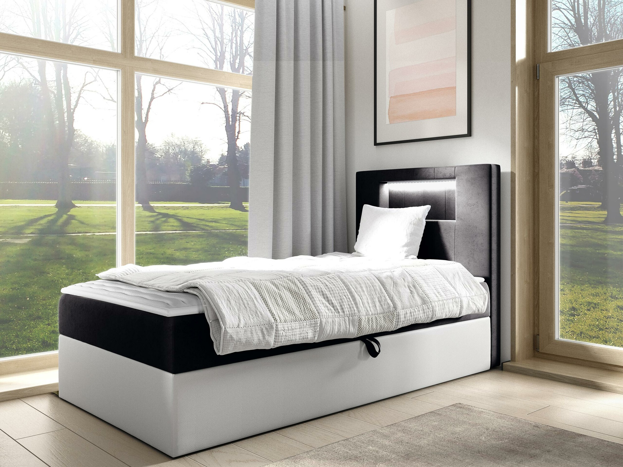 Pat boxspring Lucus V (Soft 017 + Fresh 17)