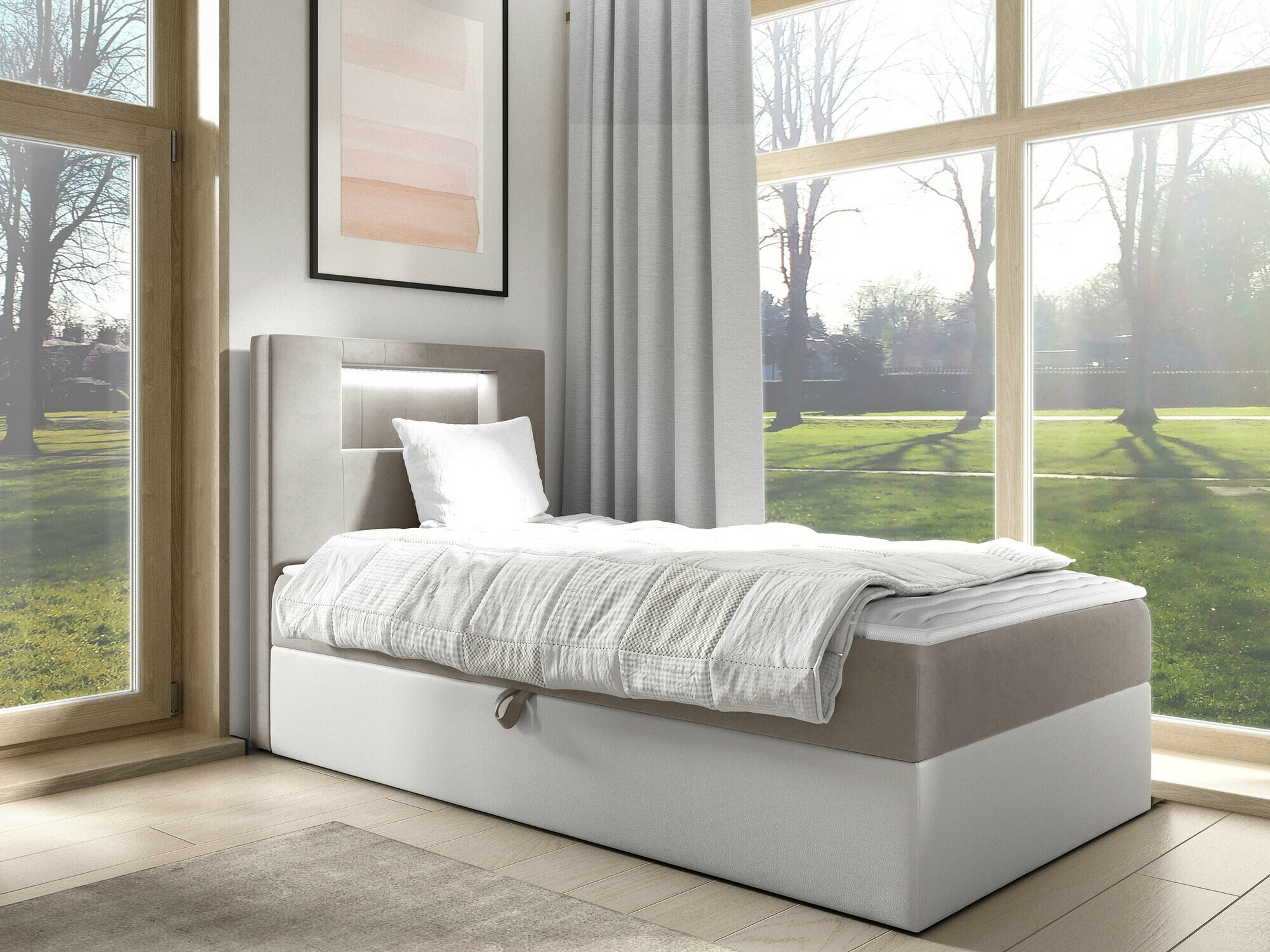 Pat boxspring Lucus V (Soft 017 + Fresh 1)