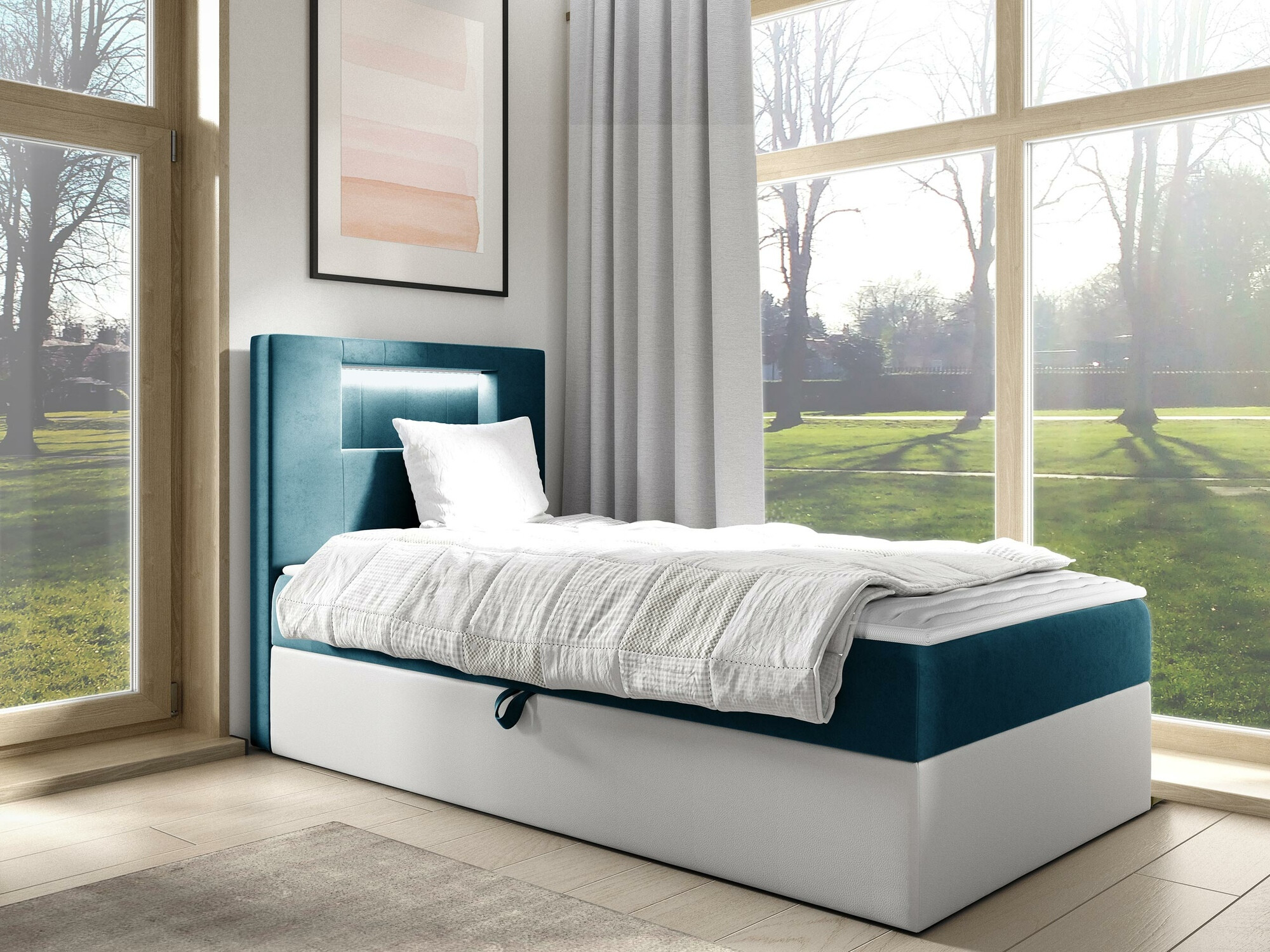 Pat boxspring Lucus V (Soft 017 + Fresh 34)