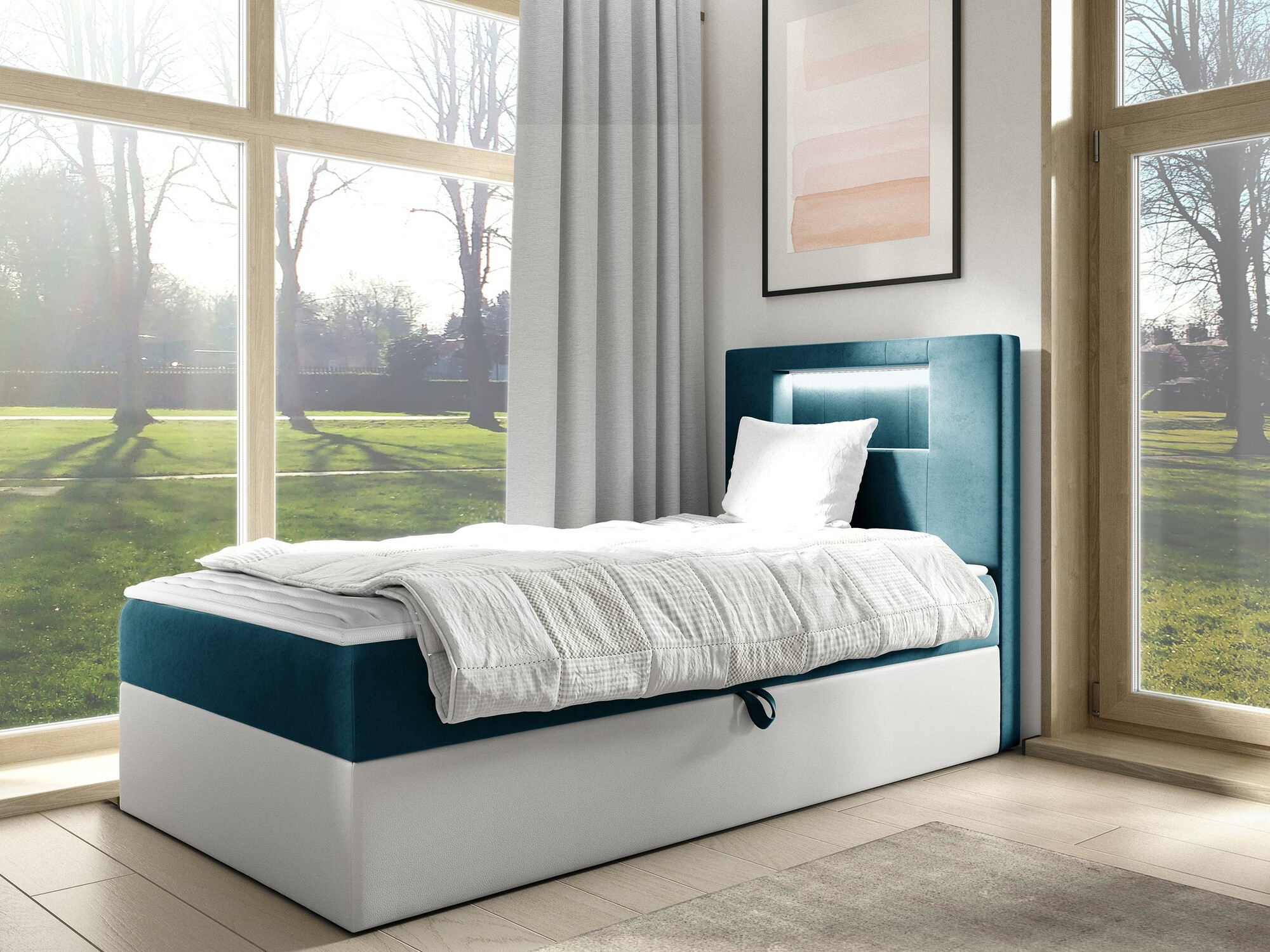 Pat boxspring Lucus V (Soft 017 + Fresh 34)
