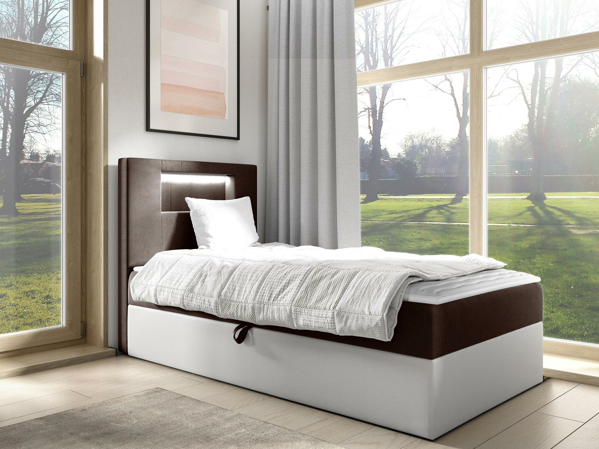 Pat boxspring Lucus V (Soft 017 + Fresh 4)