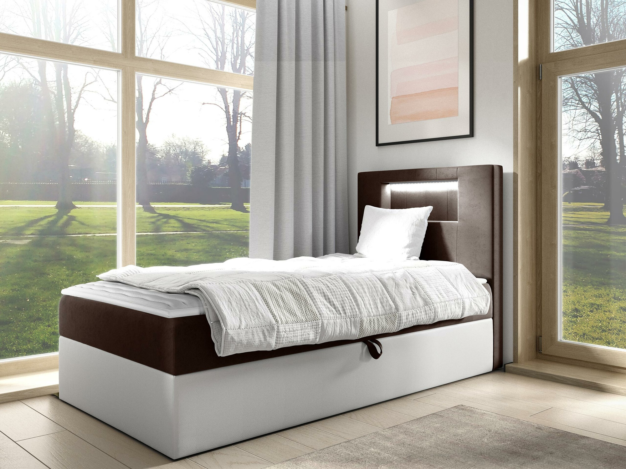Pat boxspring Lucus V (Soft 017 + Fresh 4)