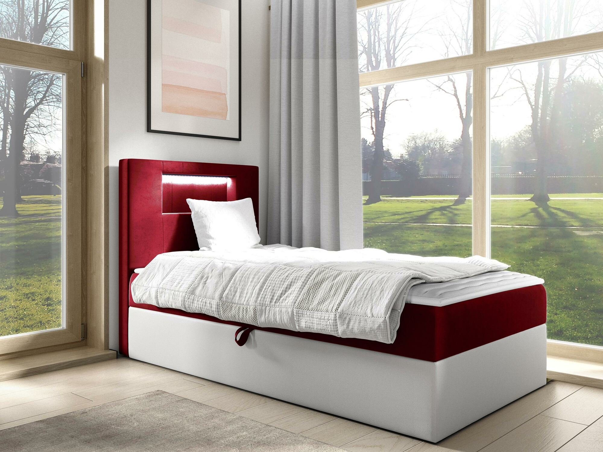 Pat boxspring Lucus V (Soft 017 + Fresh 8)