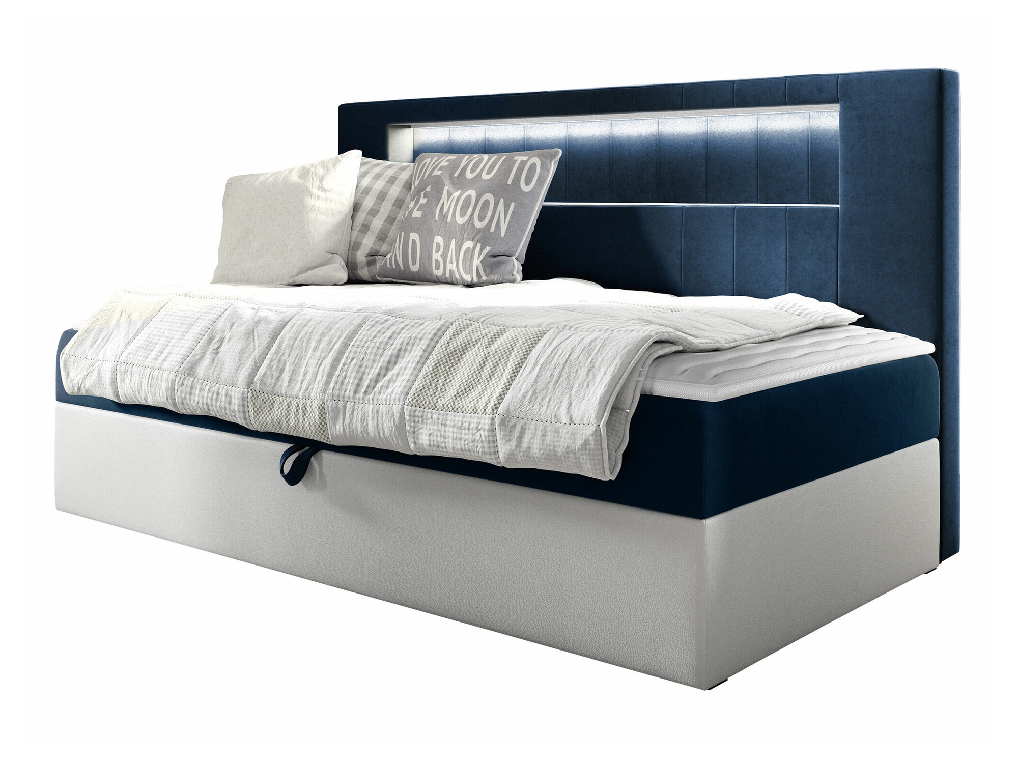 Pat boxspring Lucus IV (Soft 017 + Fresh 11)