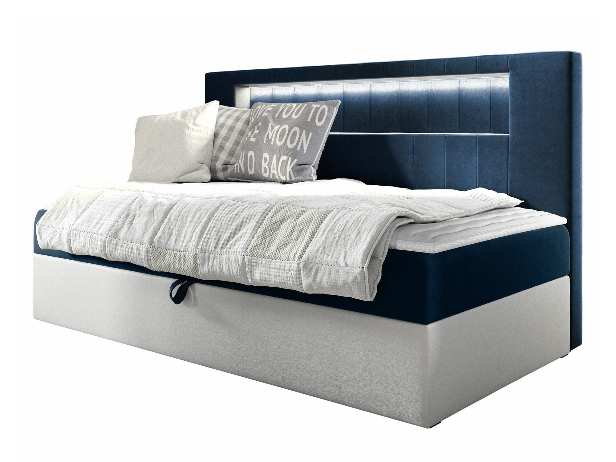 Pat boxspring Lucus IV (Soft 017 + Fresh 11)