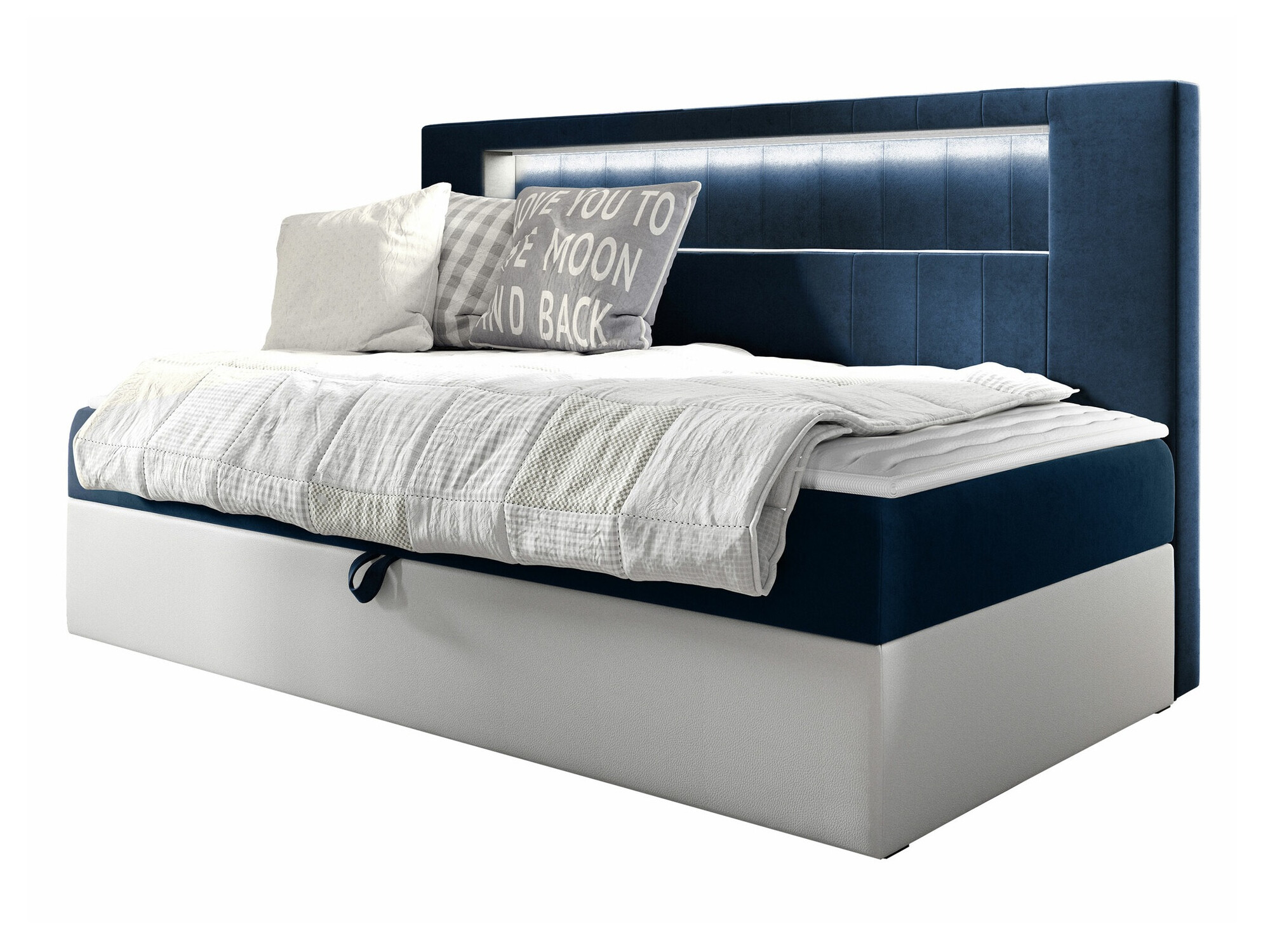 Pat boxspring Lucus IV (Soft 017 + Fresh 11)