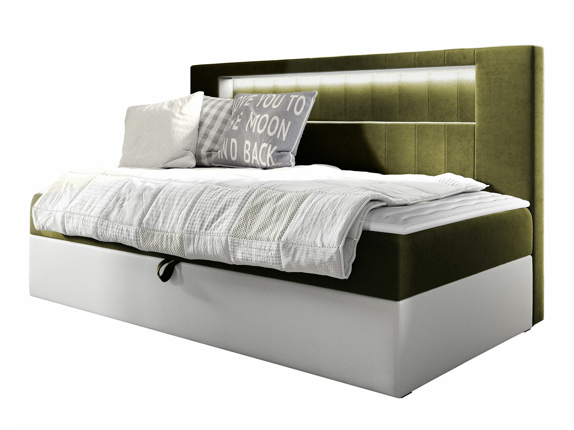 Pat boxspring Lucus IV (Soft 017 + Fresh 12)