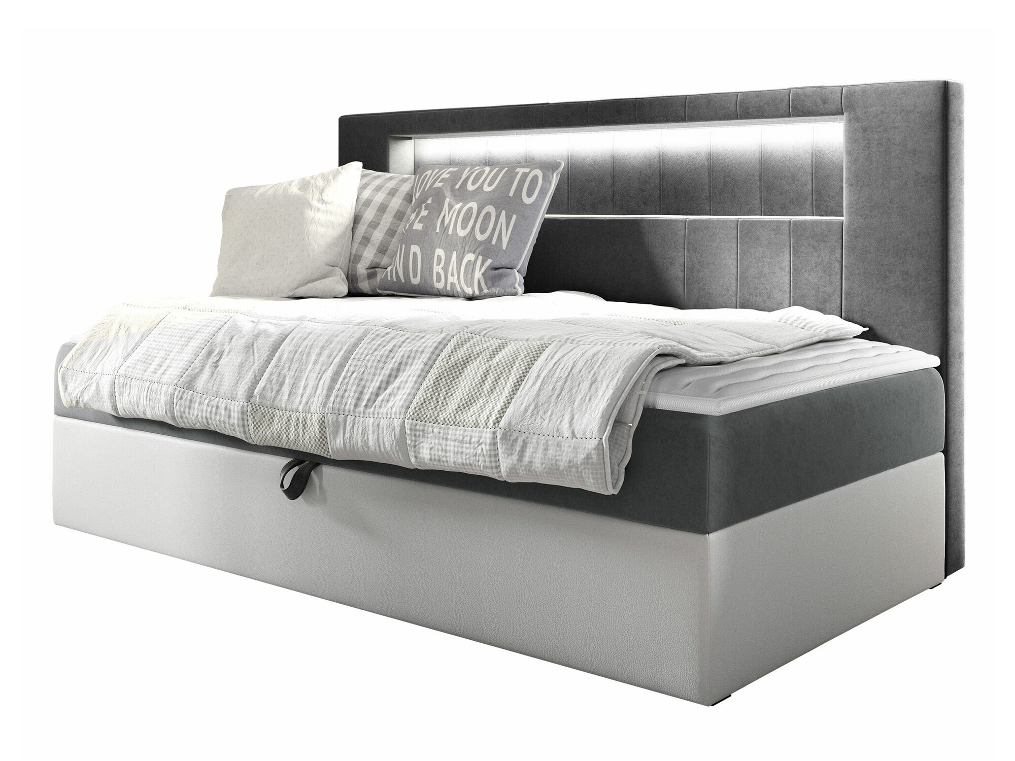 Pat boxspring Lucus IV (Soft 017 + Fresh 14)