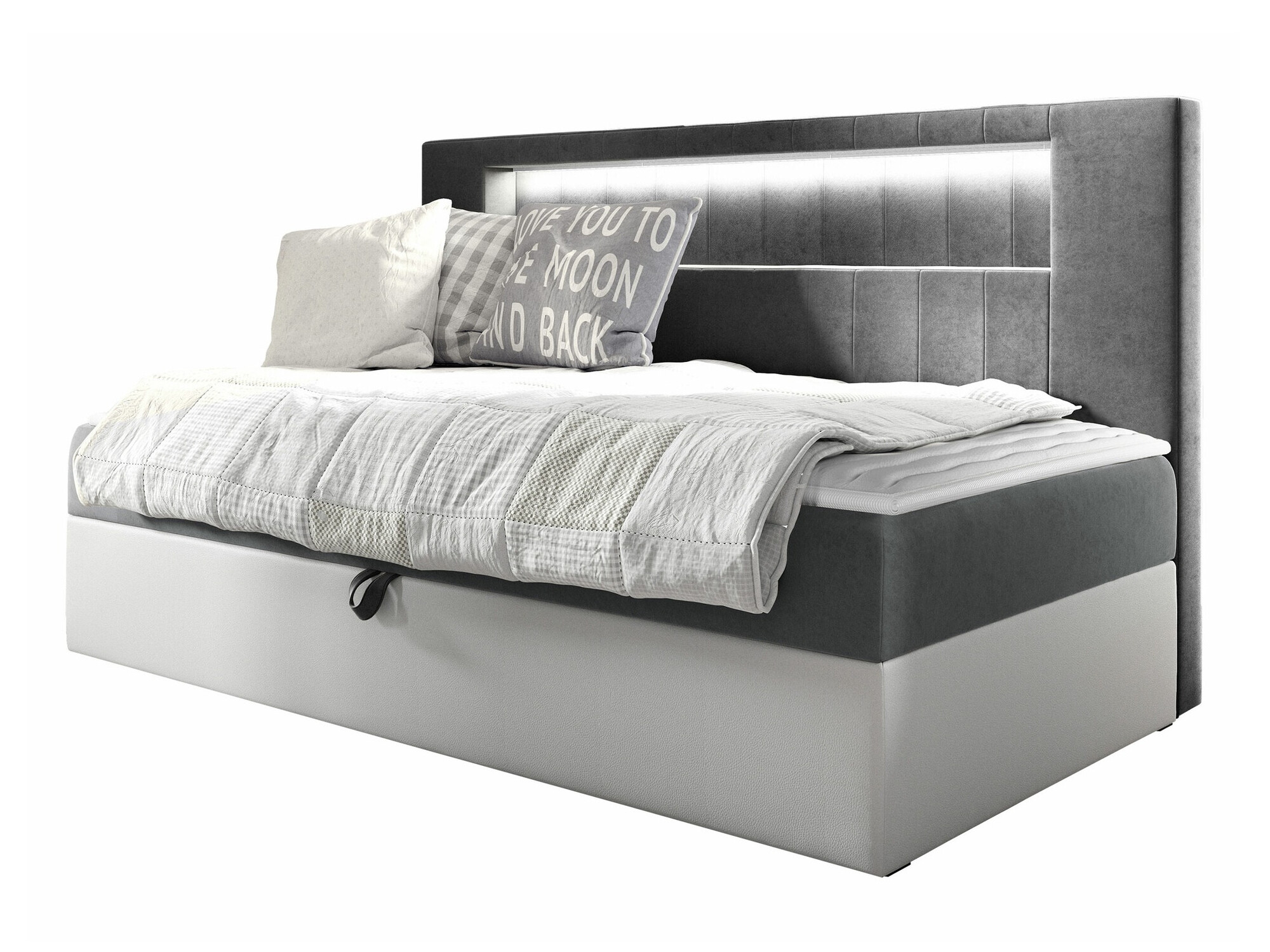 Pat boxspring Lucus IV (Soft 017 + Fresh 14)