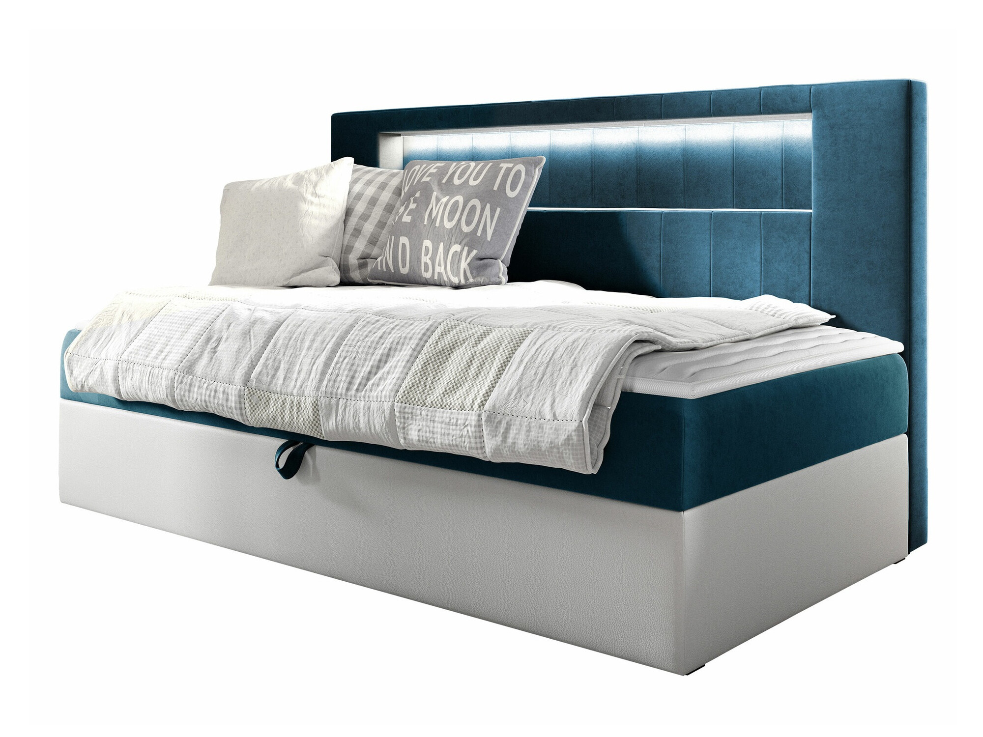 Pat boxspring Lucus IV (Soft 017 + Fresh 34)