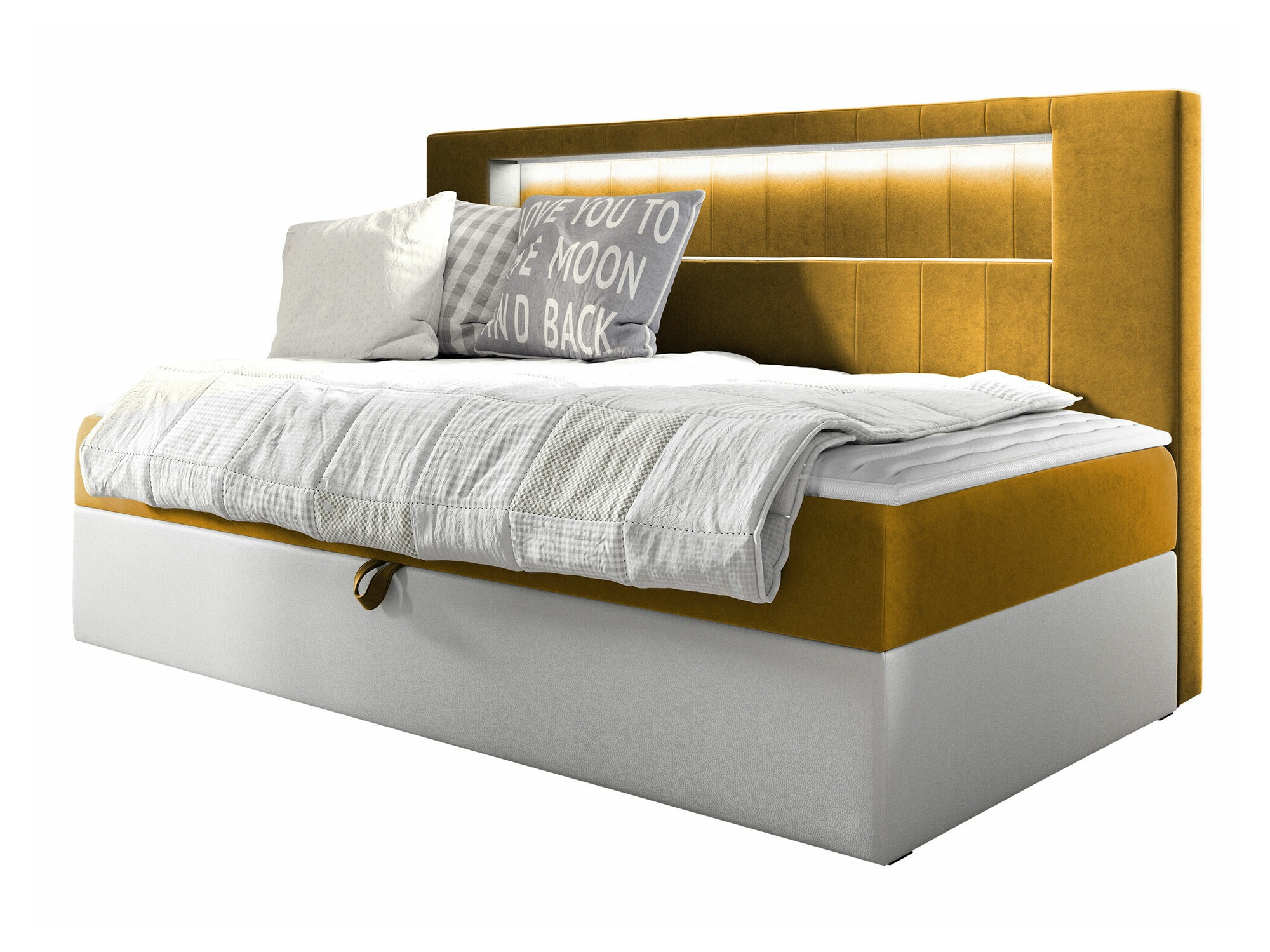 Pat boxspring Lucus IV (Soft 017 + Fresh 37)