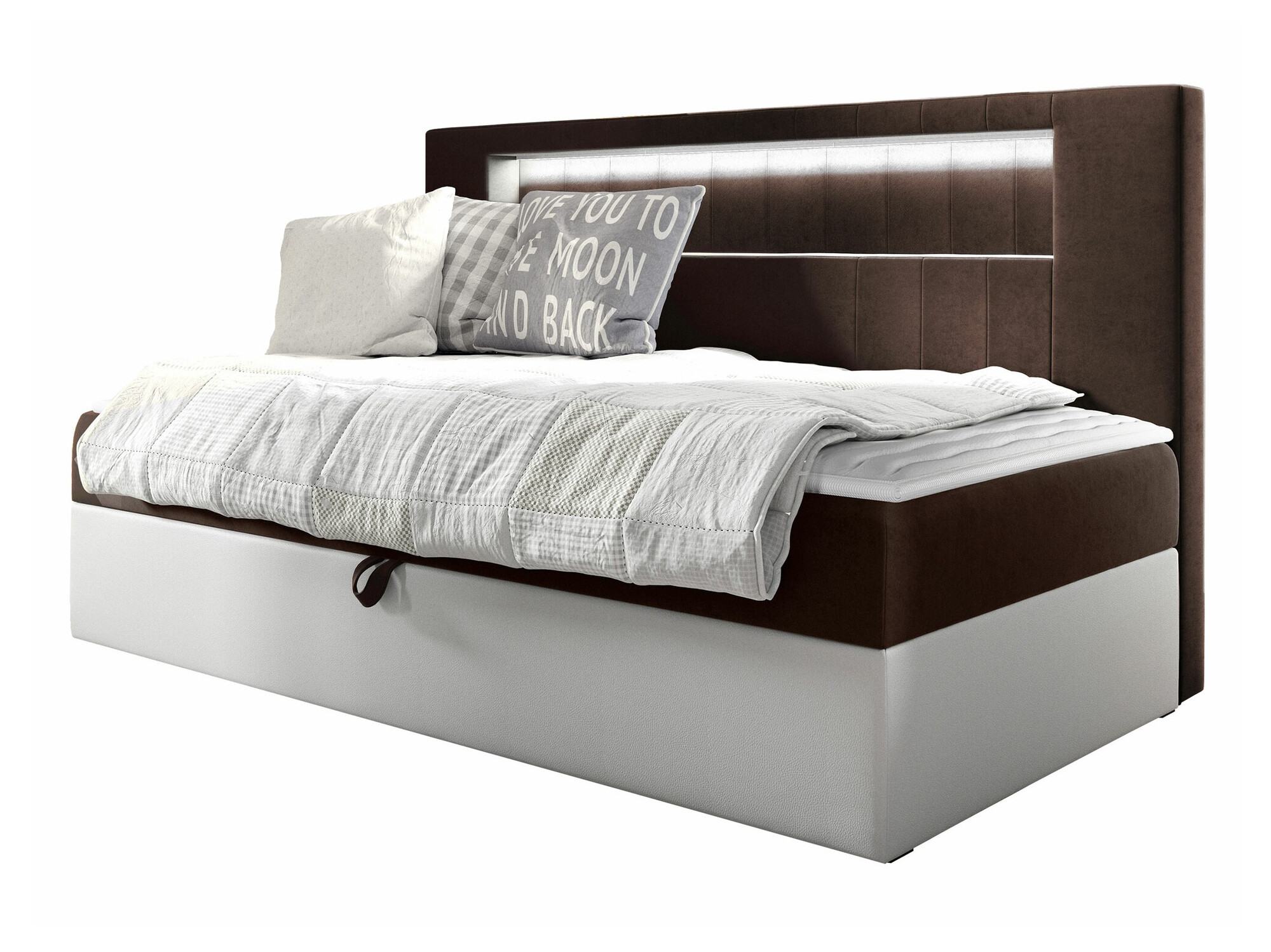 Pat boxspring Lucus IV (Soft 017 + Fresh 4)