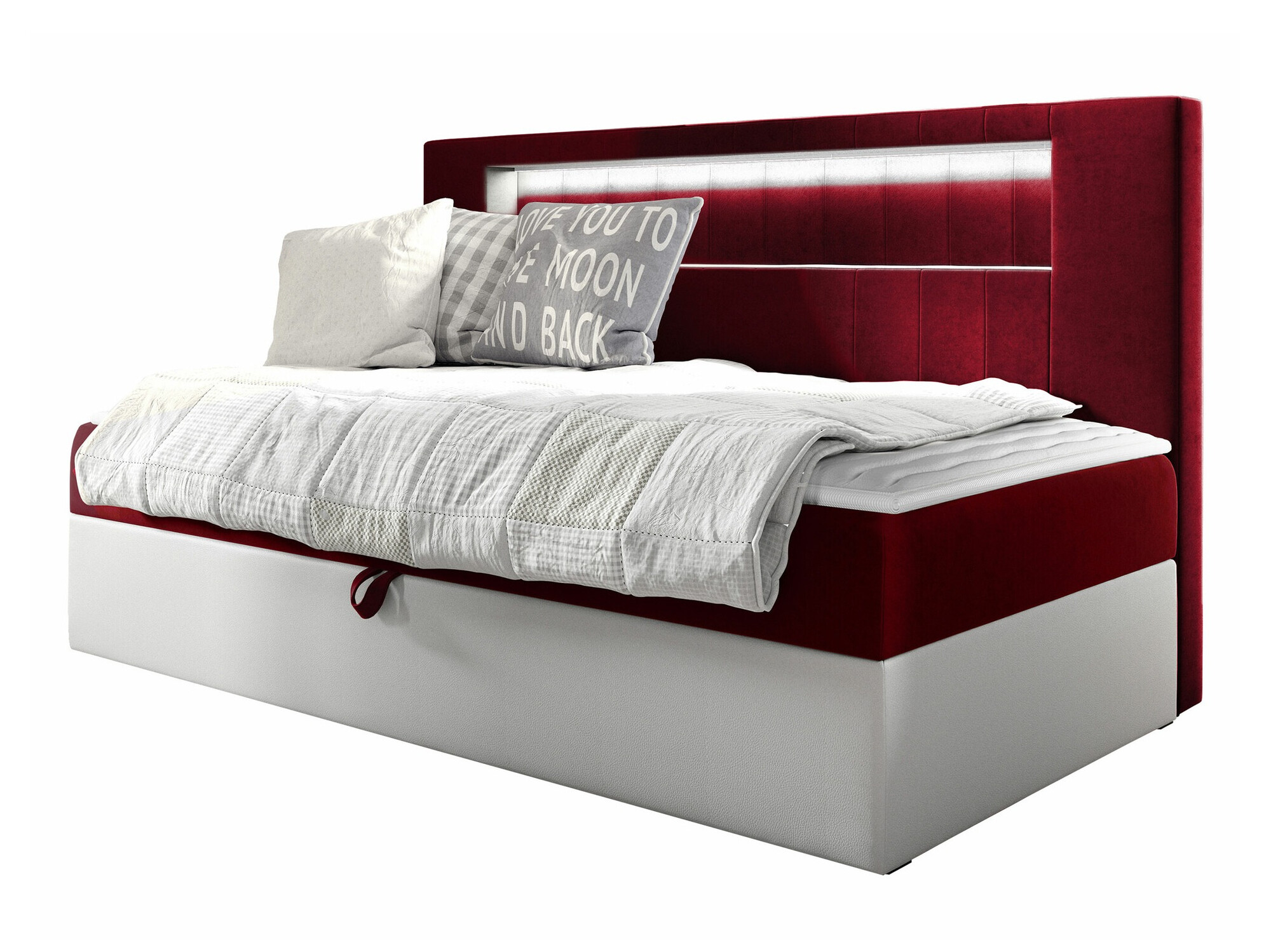 Pat boxspring Lucus IV (Soft 017 + Fresh 8)