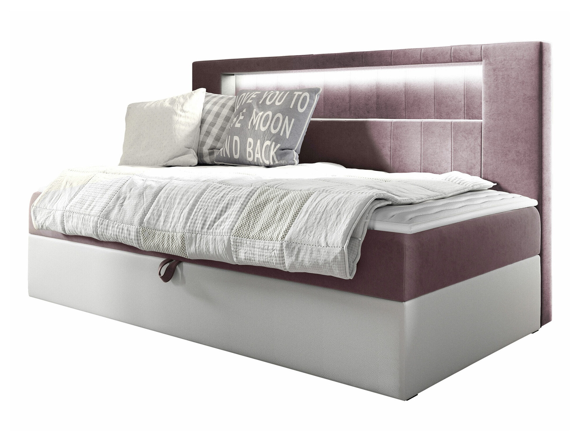 Pat boxspring Lucus IV (Soft 017 + Fresh 9)
