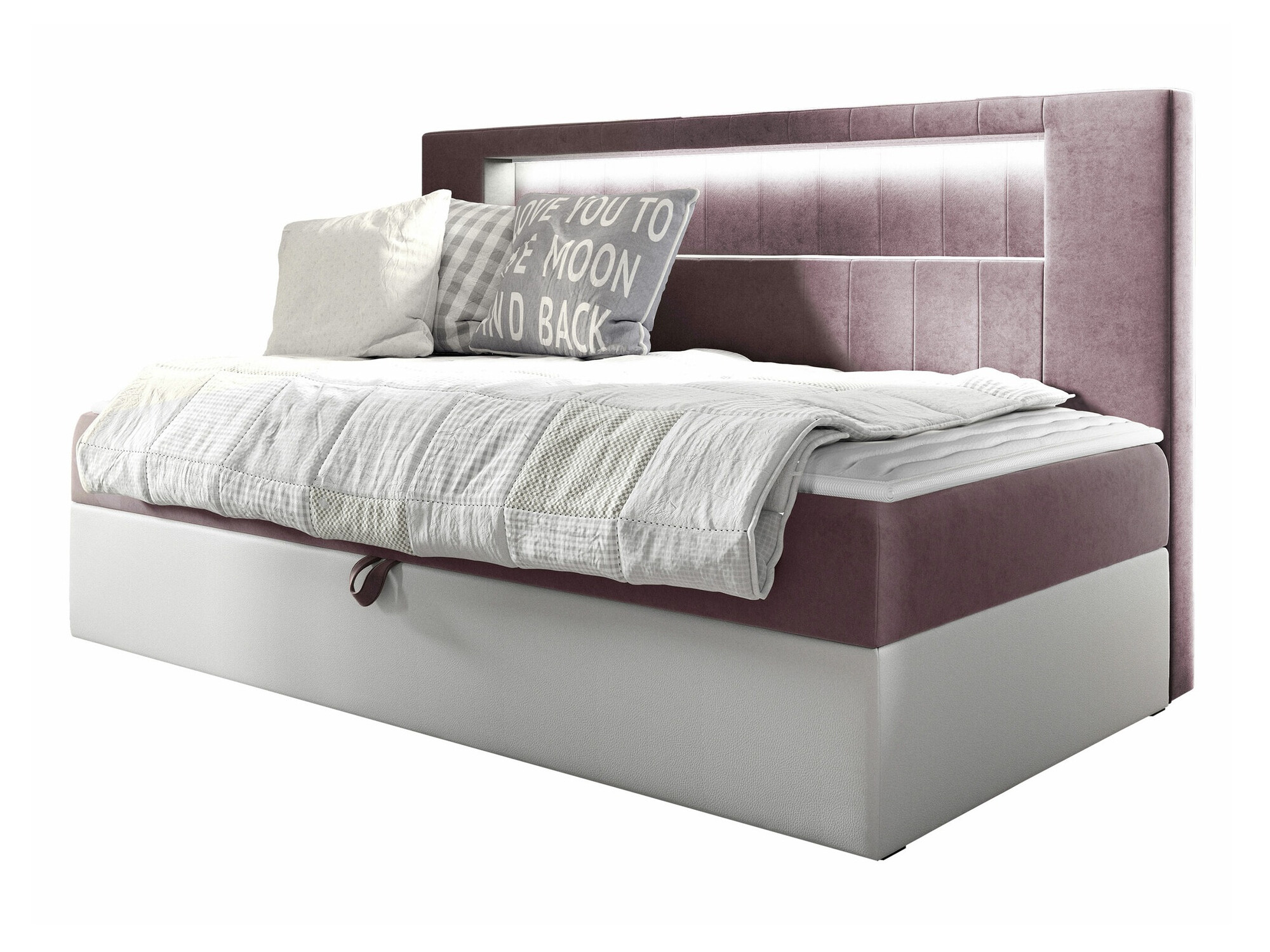 Pat boxspring Lucus IV (Soft 017 + Fresh 9)