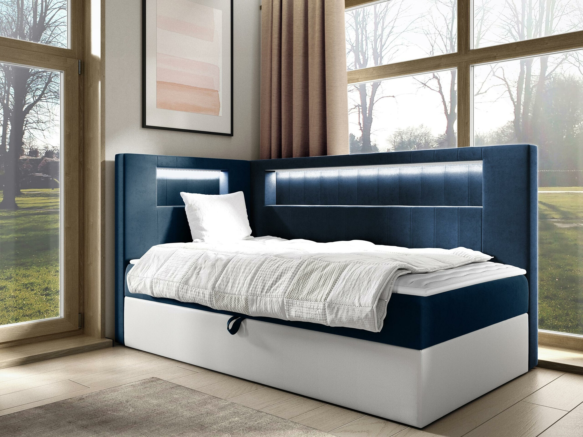 Pat boxspring Lucus VIII (Soft 017 + Fresh 11)