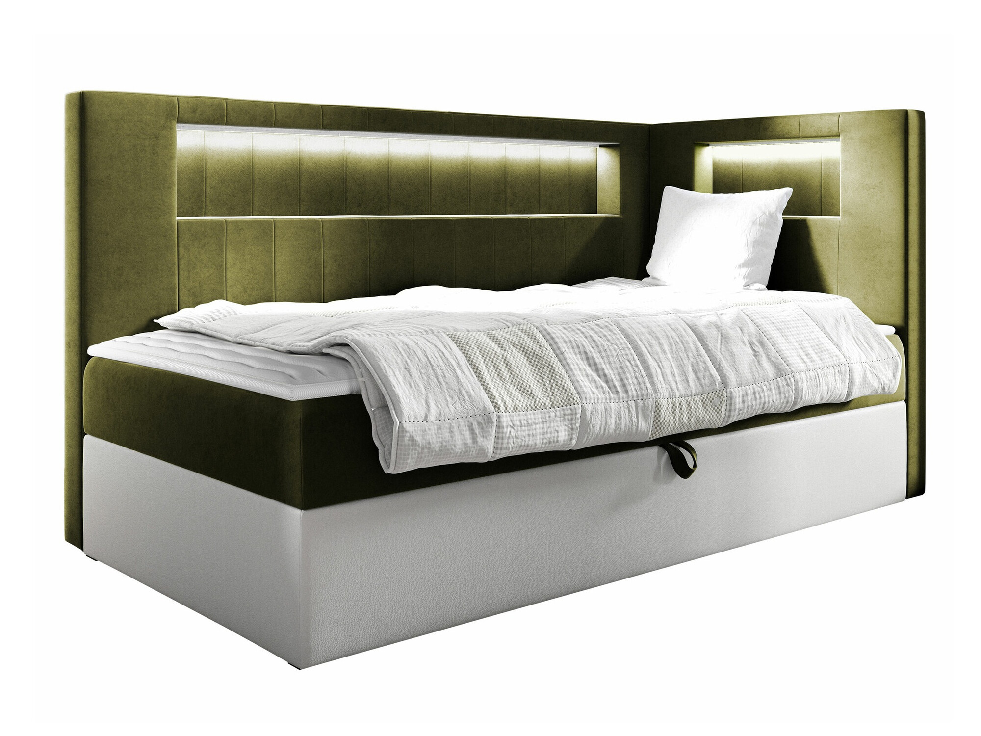 Pat boxspring Lucus VIII (Soft 017 + Fresh 12)