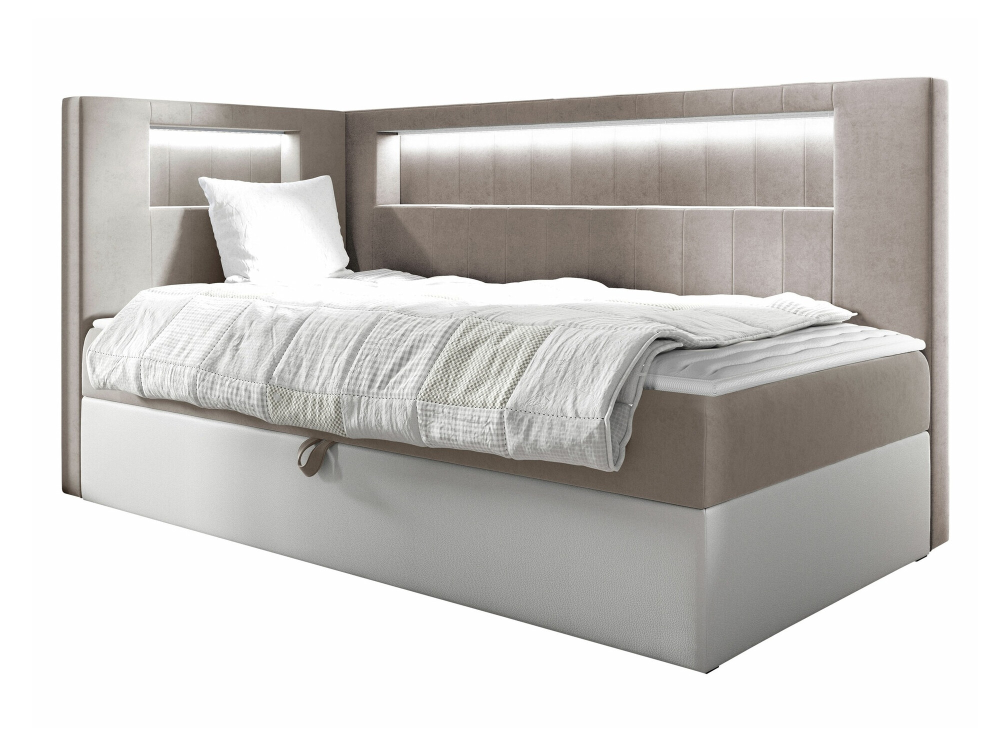 Pat boxspring Lucus VIII (Soft 017 + Fresh 1)