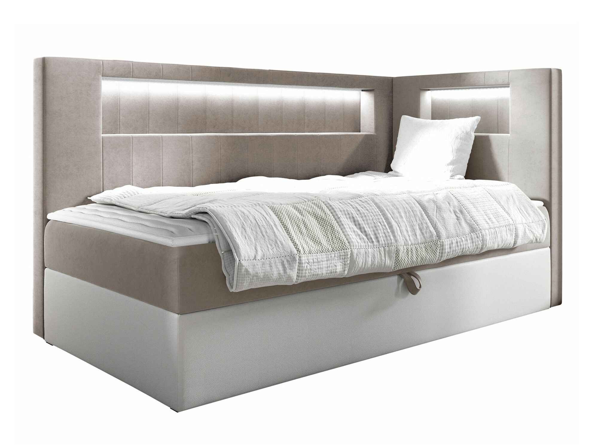 Pat boxspring Lucus VIII (Soft 017 + Fresh 1)