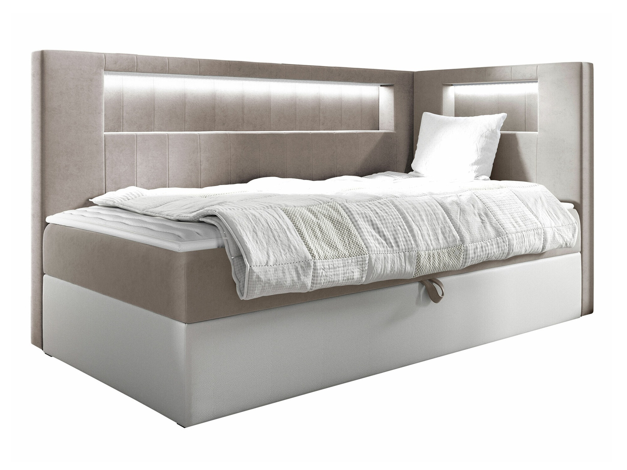 Pat boxspring Lucus VIII (Soft 017 + Fresh 1)