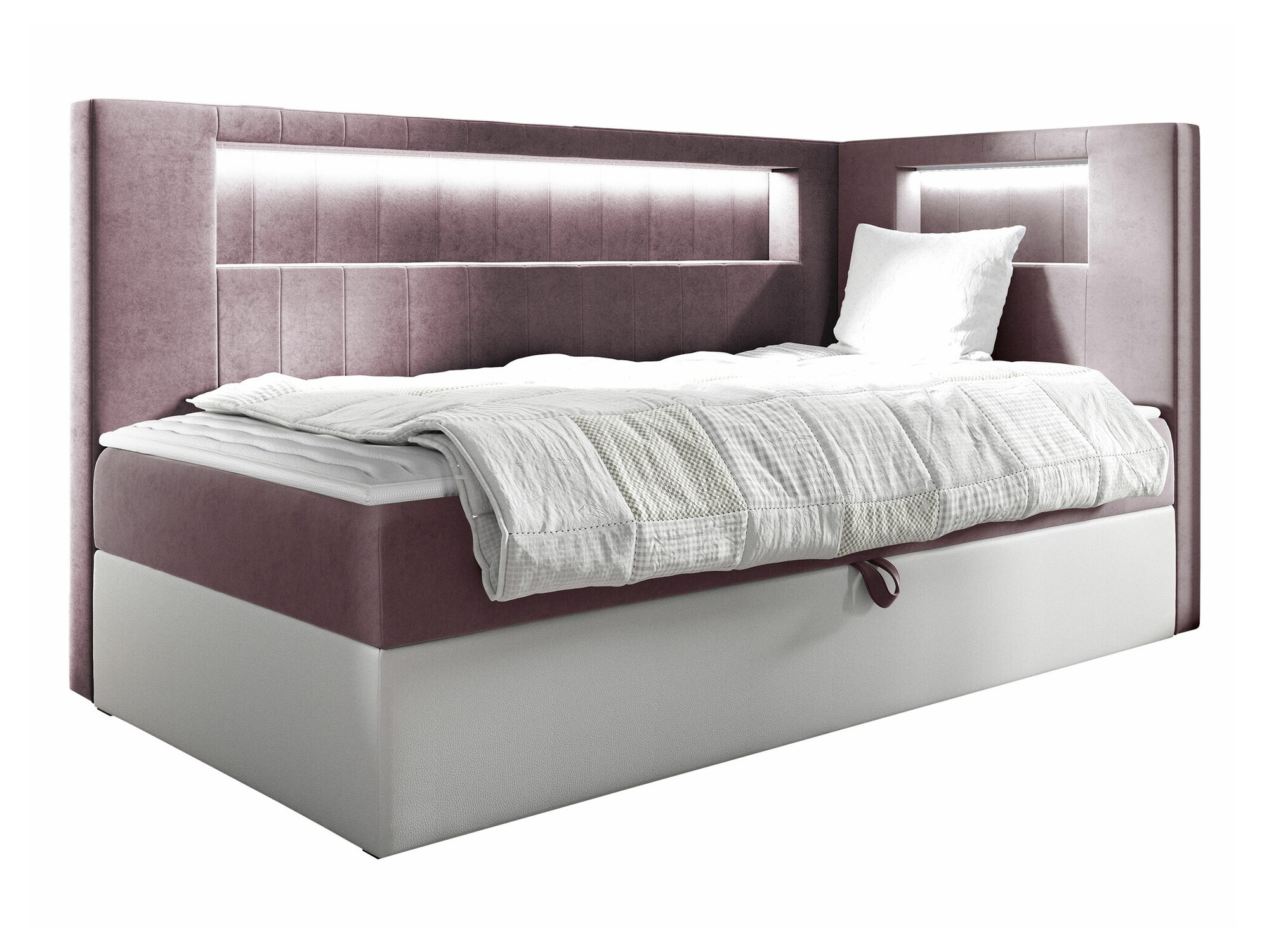 Pat boxspring Lucus VIII (Soft 017 + Fresh 9)