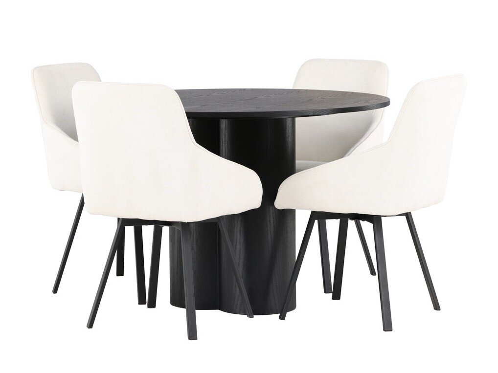 Set de dining Dallas 5008 (Negru)