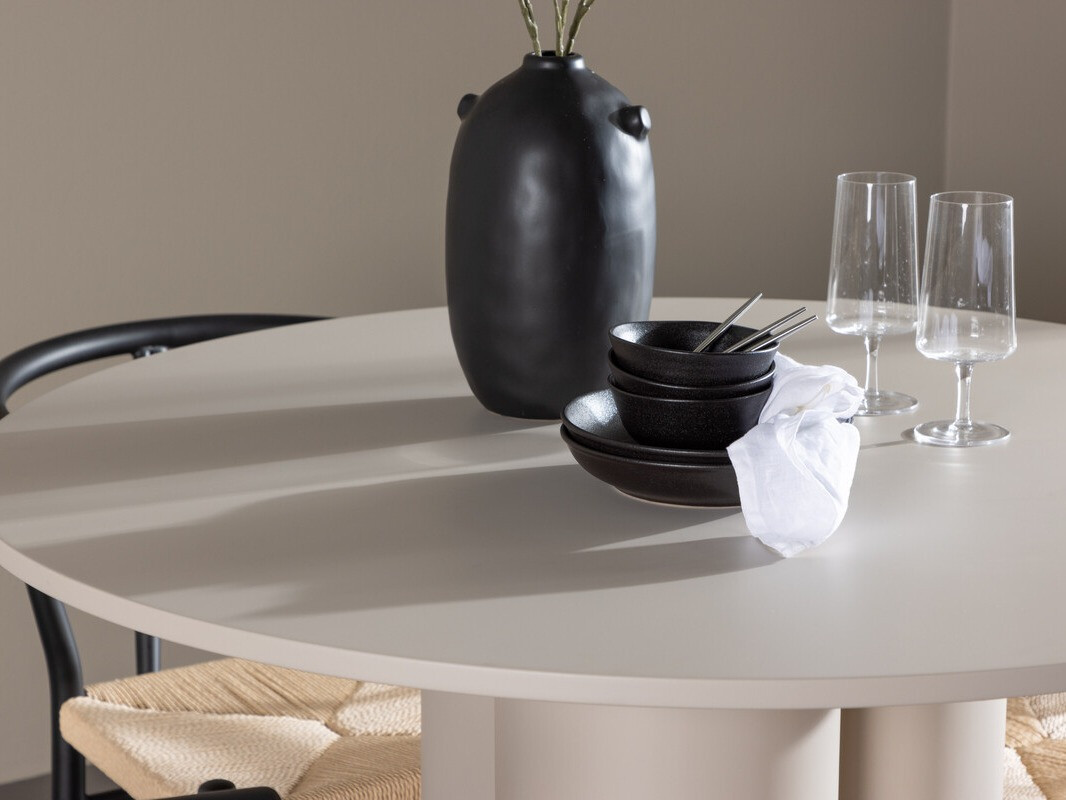 Set de mese Dallas 4688 (Negru + Bej)