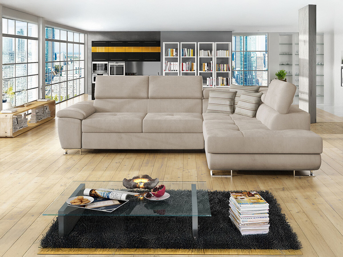 Colțar Comfivo Ruta II (Uttario Velvet 2979 + Senegal 825)