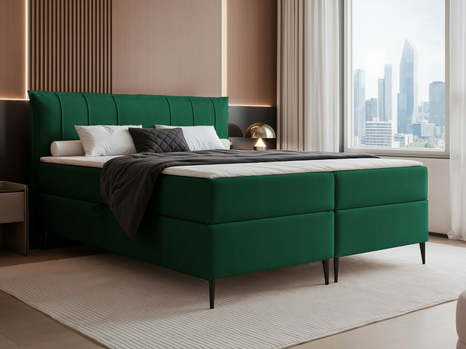Pat boxspring Martinez 105 (Magic Velvet 2225)