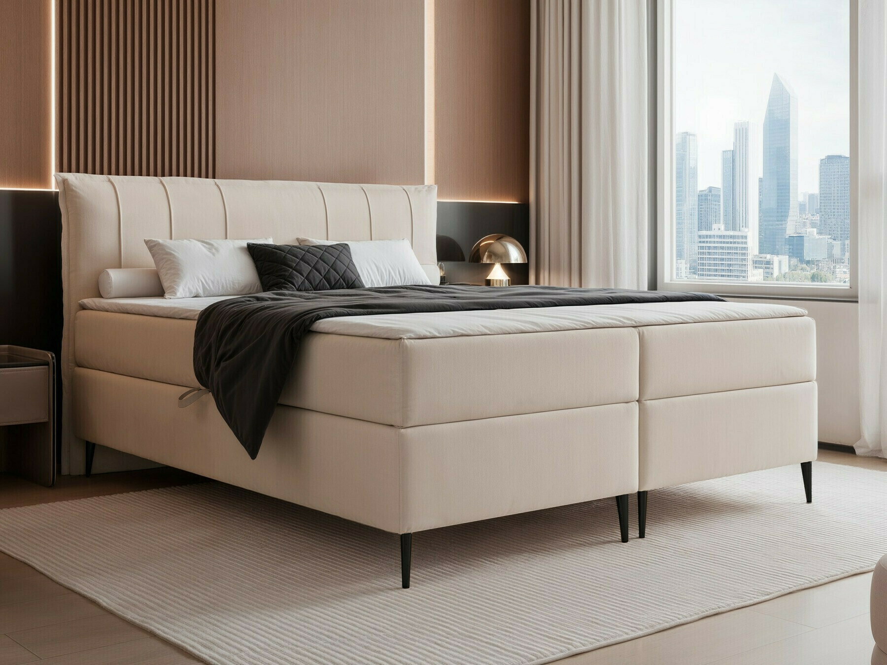 Pat boxspring Martinez 105 (Magic Velvet 2256)